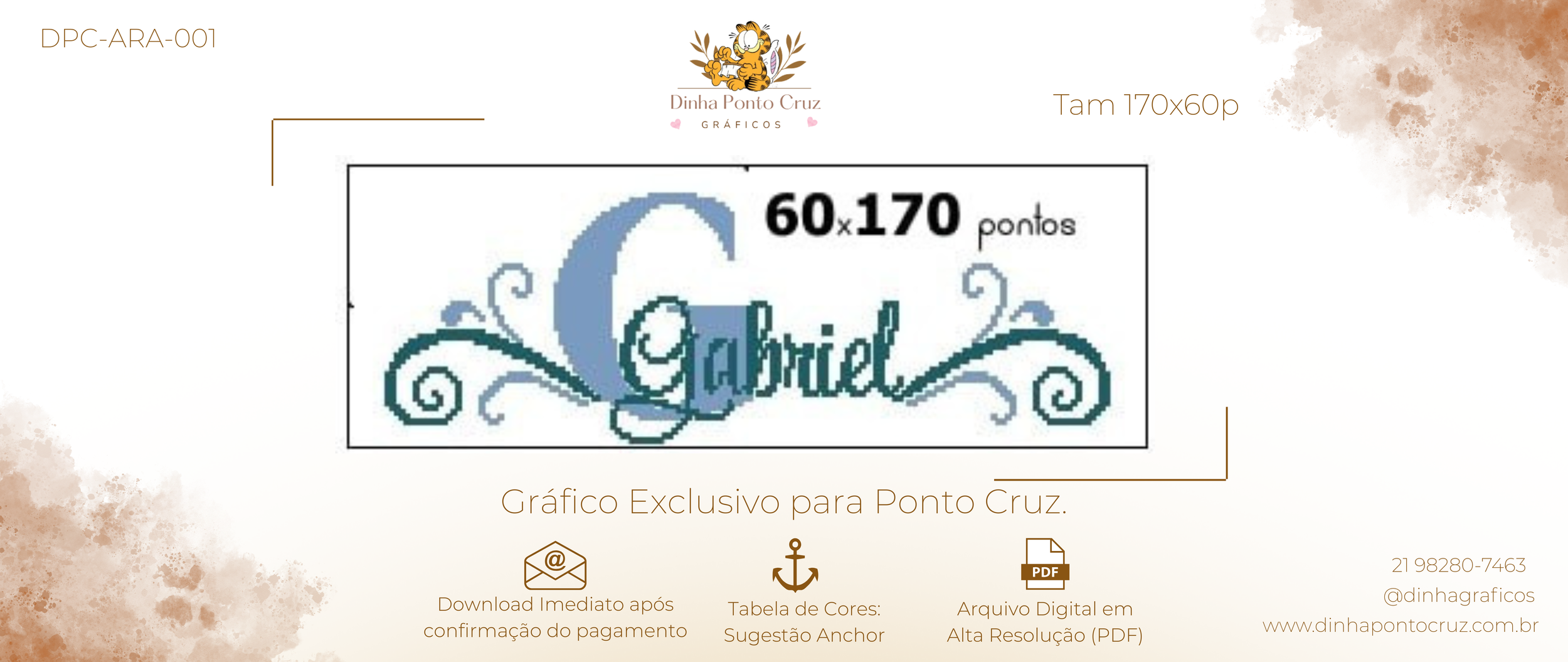 Gráfico - Arabesco Gabriel