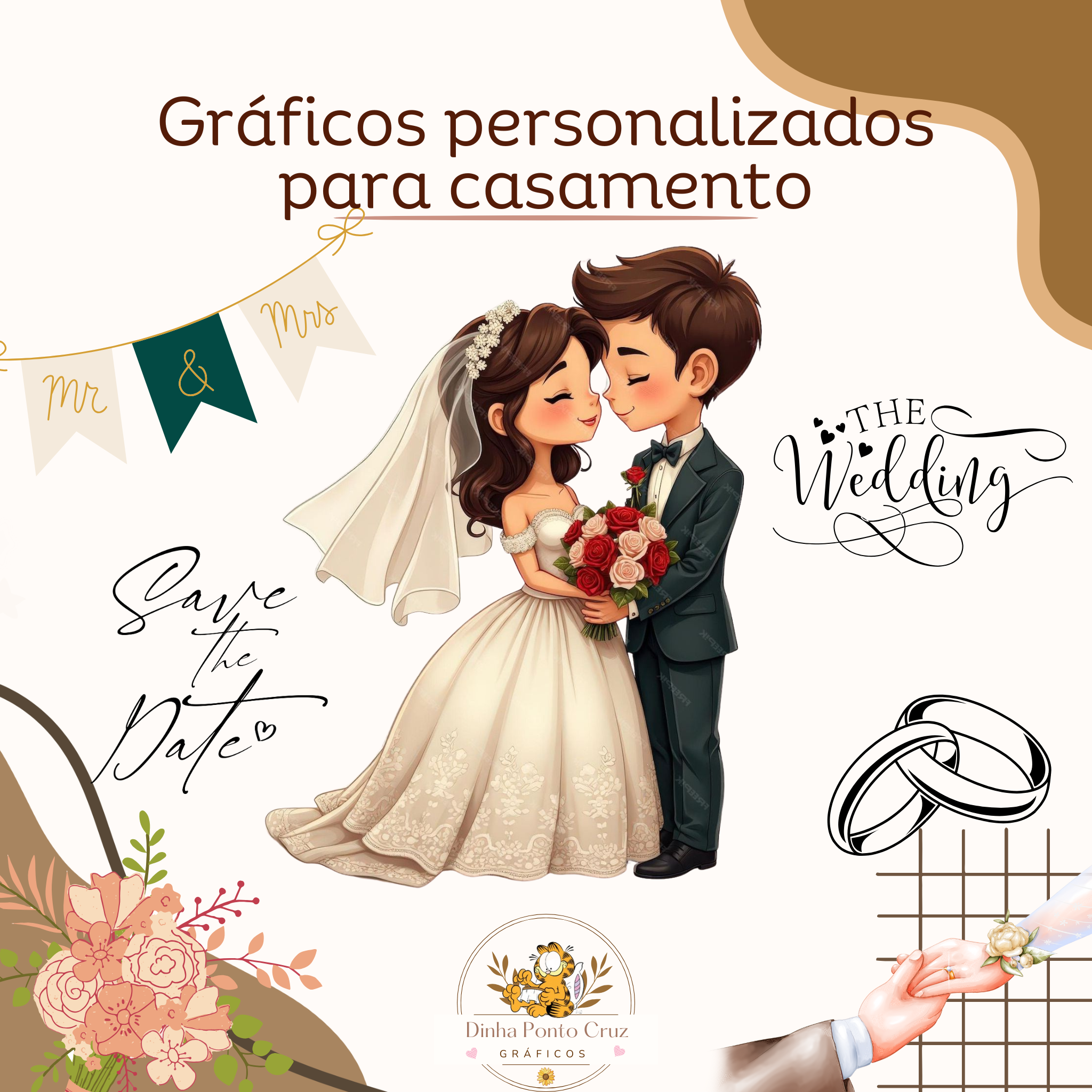 Gráficos Personalizados para casamento