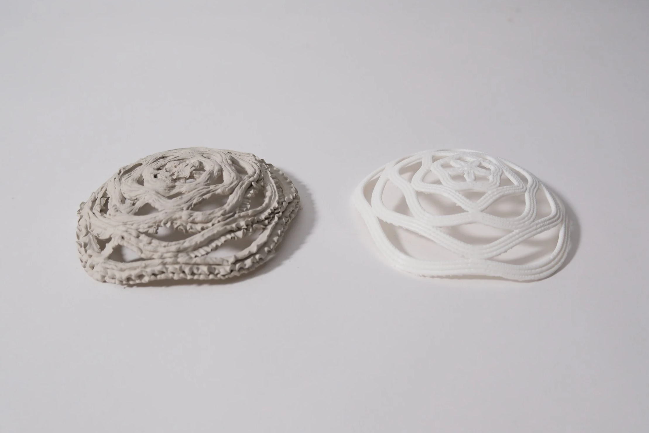 Design 3, Actual (Clay) vs. Ideal (PLA)