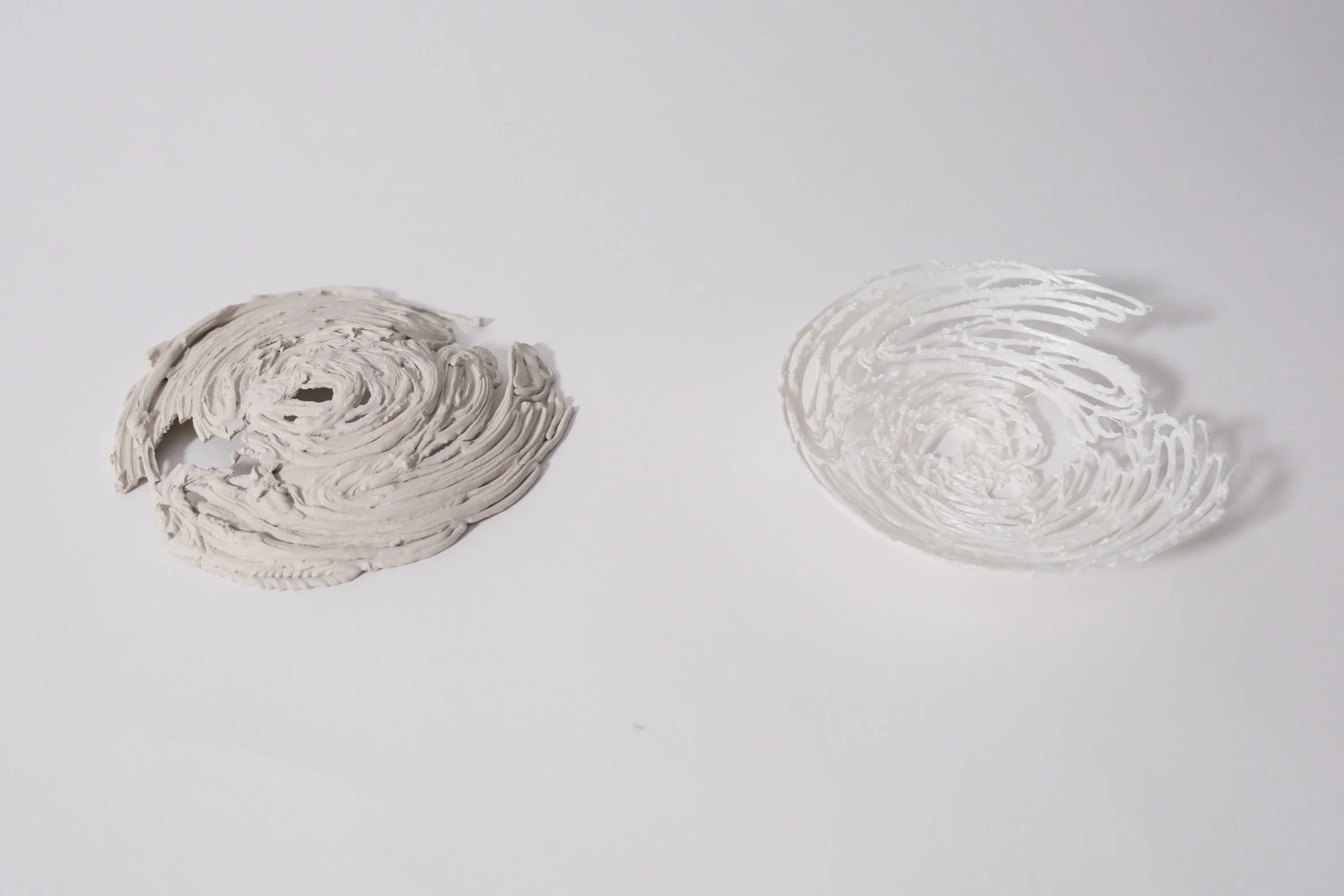 Design 4, Actual (Clay) vs. Ideal (PLA)