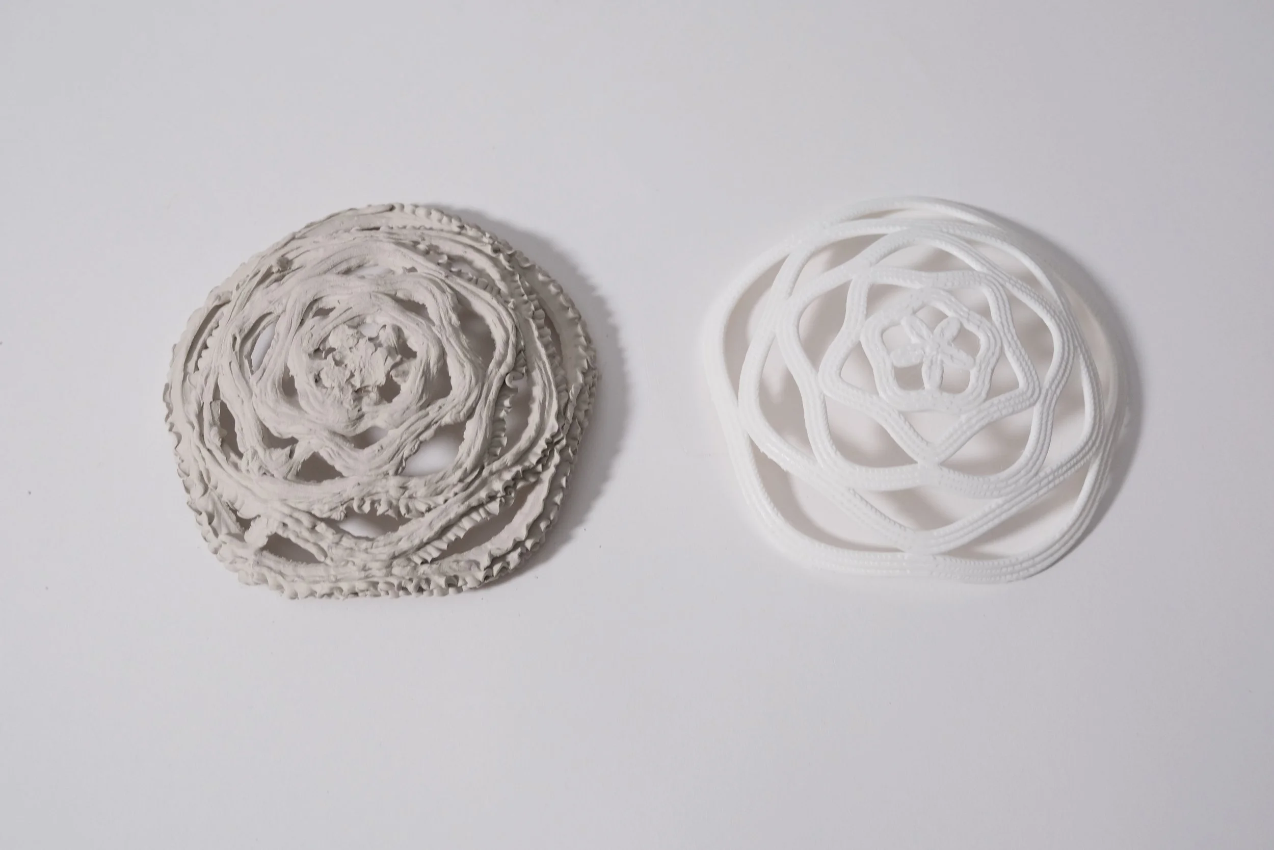Design 3, Actual (Clay) vs. Ideal (PLA)