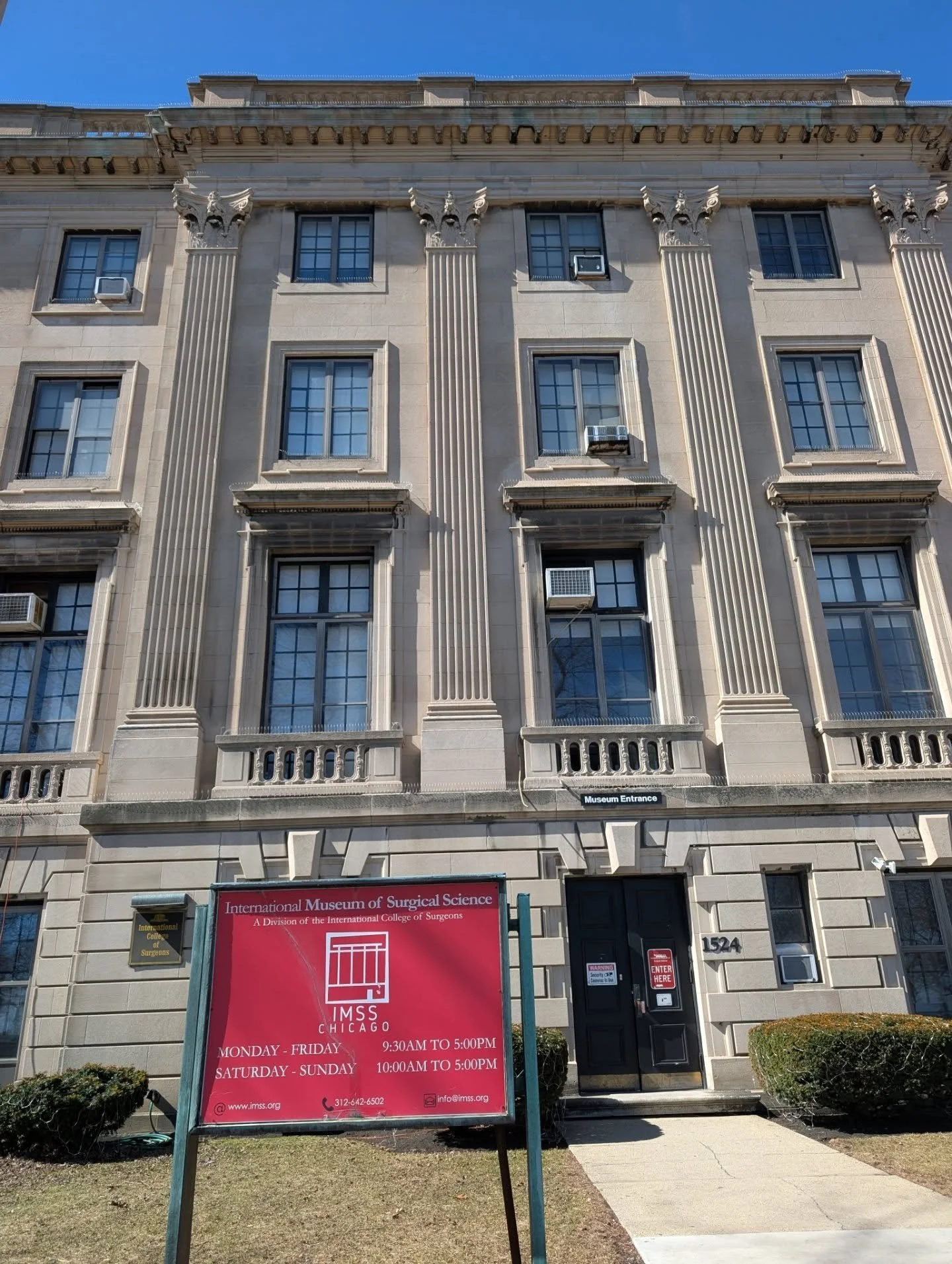 Visited the International Museum of Surgical Science today, hoping to find some material for my memoir. I didn&rsquo;t find exactly what I was looking for, but I really appreciated the art component.