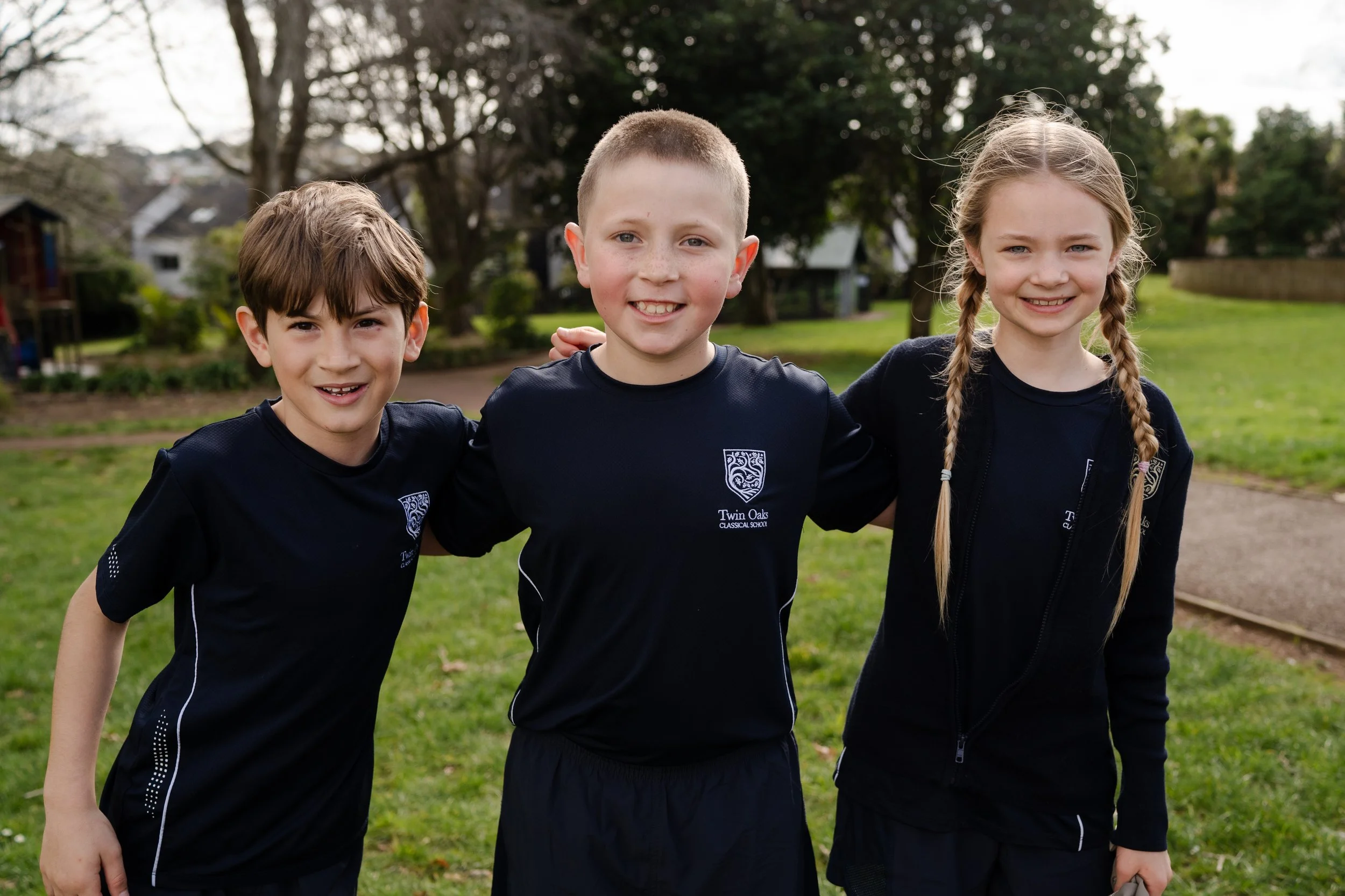 Twin Oaks Classical School students enjoying sports day