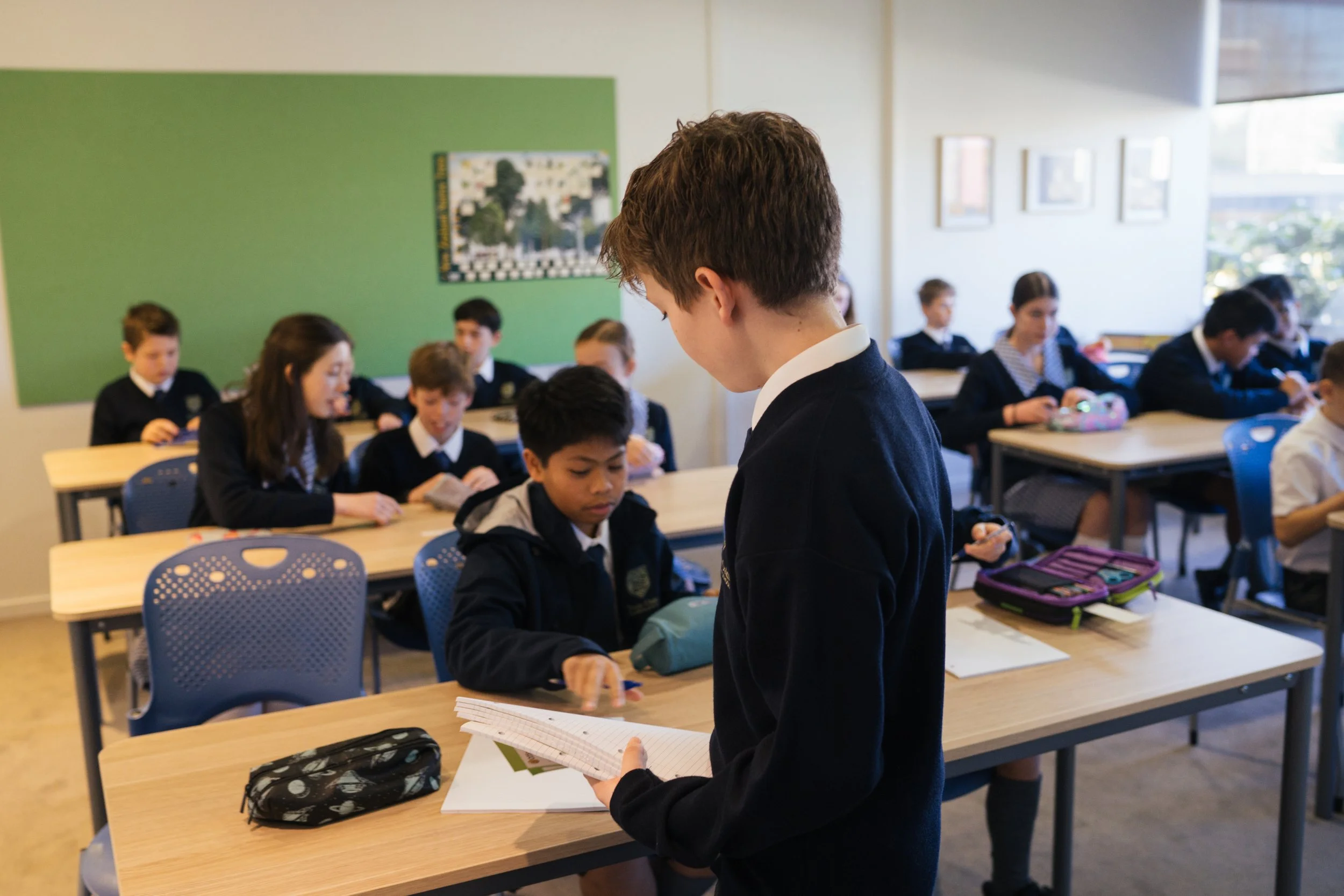Welcoming classroom environment at Twin Oaks Classical School in Auckland