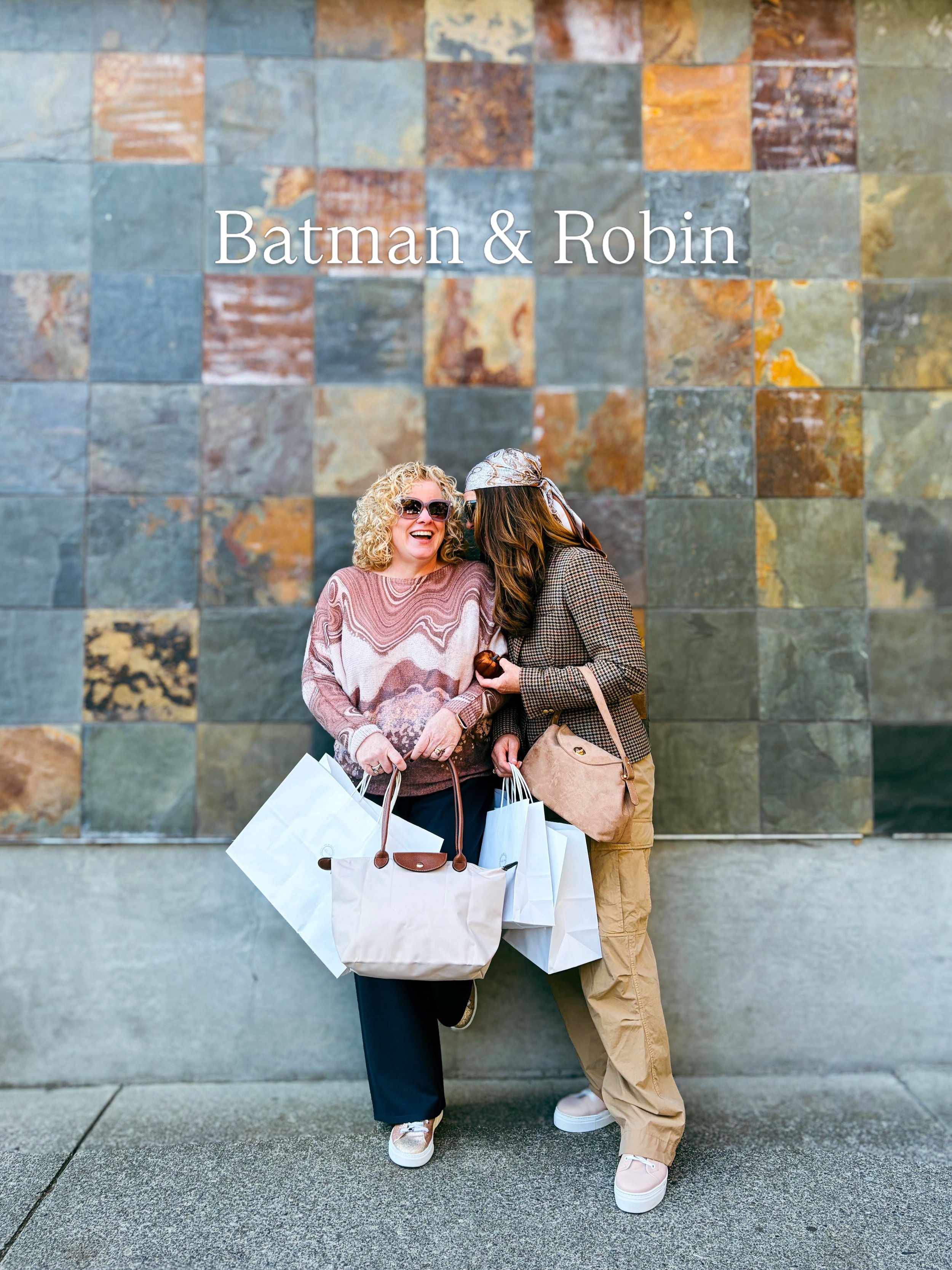 We Did A Thing&hellip;We Played Dress Up, Cavorted, Climbed Sculptures &amp; Took Our Act To @ivysbookshop 💃
More To Come&hellip;
Thank You For Being My Robin @lisakratz4 ❤️
Batman aka Alexa Is Wearing:
Ekru Sweater, O/S, $98; Eileen Fisher Wool Pan