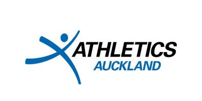 Athletics Auckland logo featuring a stylized human figure and the text 'Athletics Auckland'.