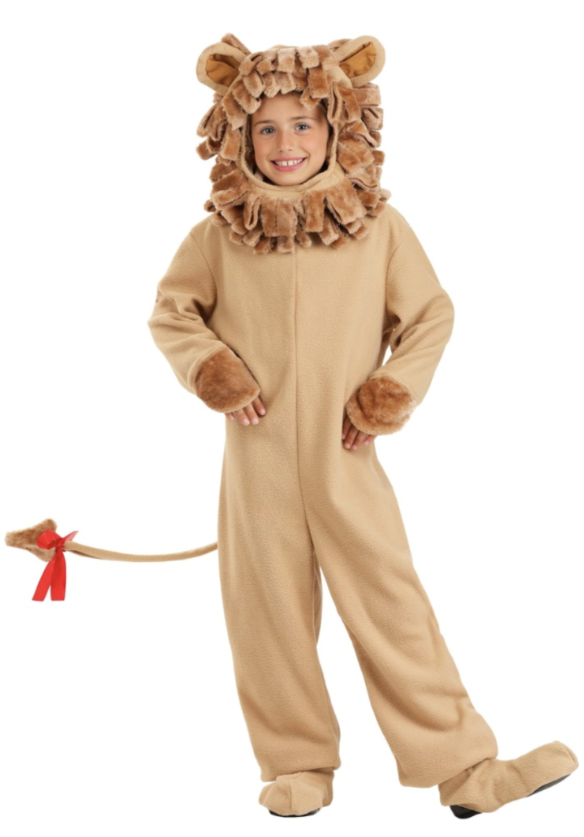 Kids' Plush Lion Costume (Small)