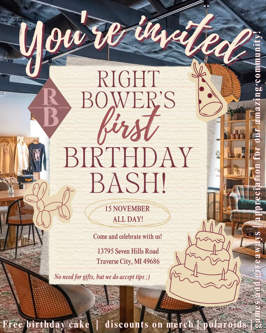 Right Bower's First Birthday Bash!