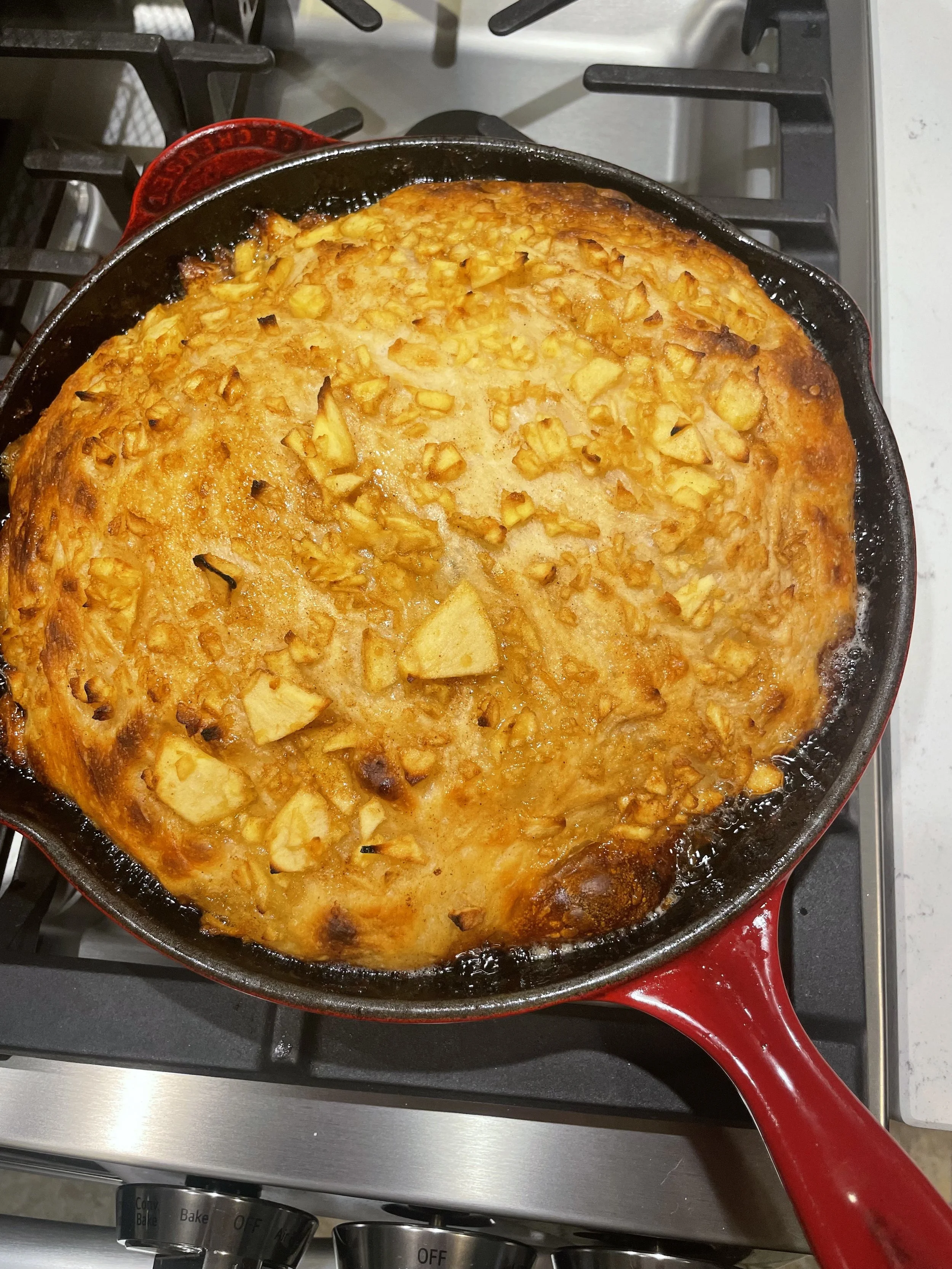 Apple Sourdough Focaccia