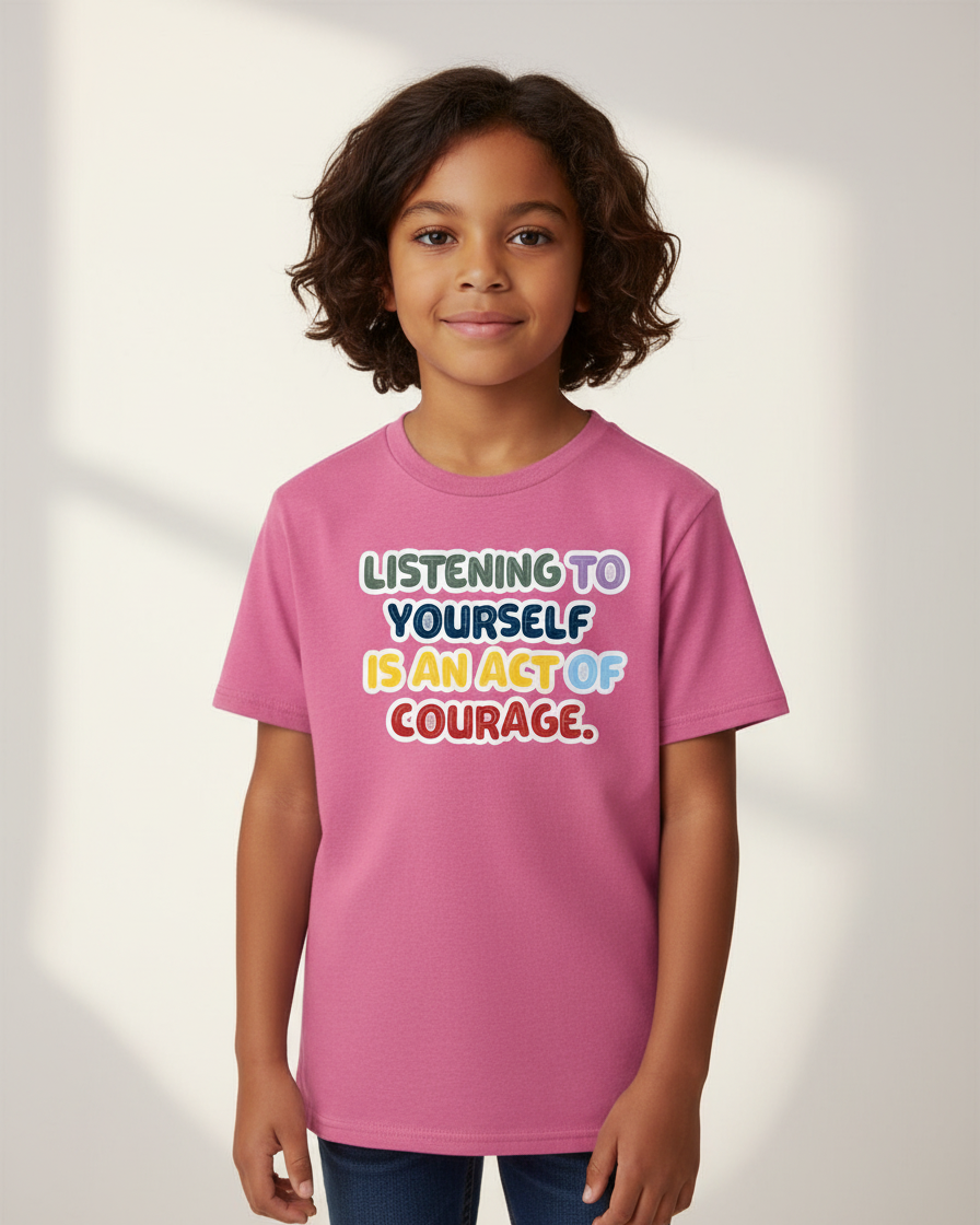 Listening to Yourself Is an Act of Courage  — Youth T-Shirt