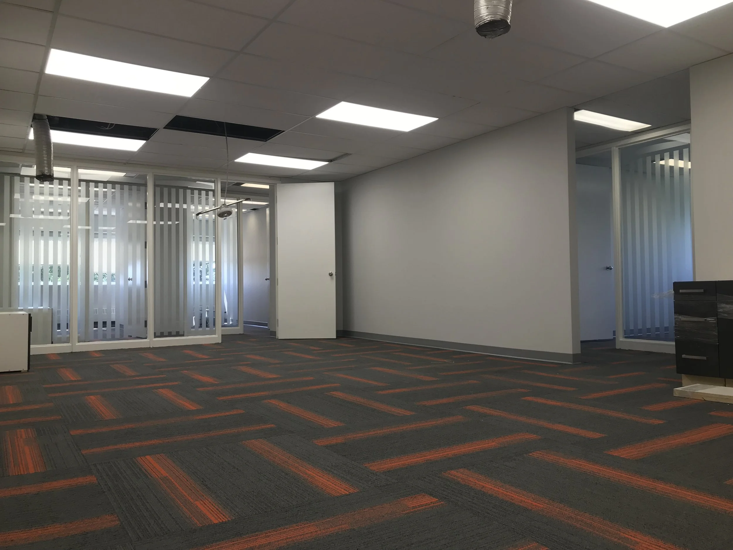 an office space is shown in Las Vegas/henderson area that's been freshly professionally painted