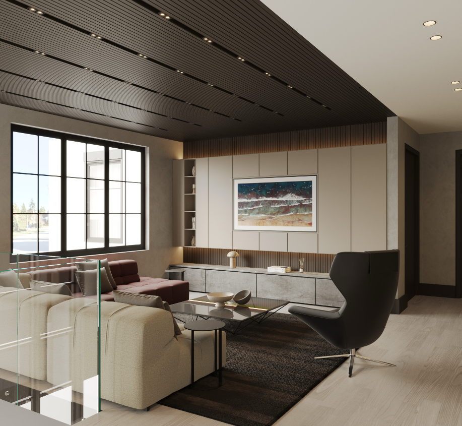 espacio interior de lujo con diseño contemporáneo por DS Arquitectura