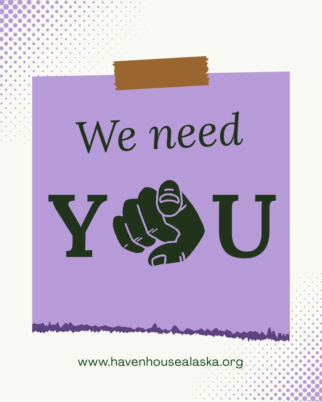 Haven House wants to hear from you!

Our Prevention team is collecting data on the impact of domestic violence and sexual assault in our community. If you'd like to participate in our survey, there are copies of it at the Homer Public Library. Fill i