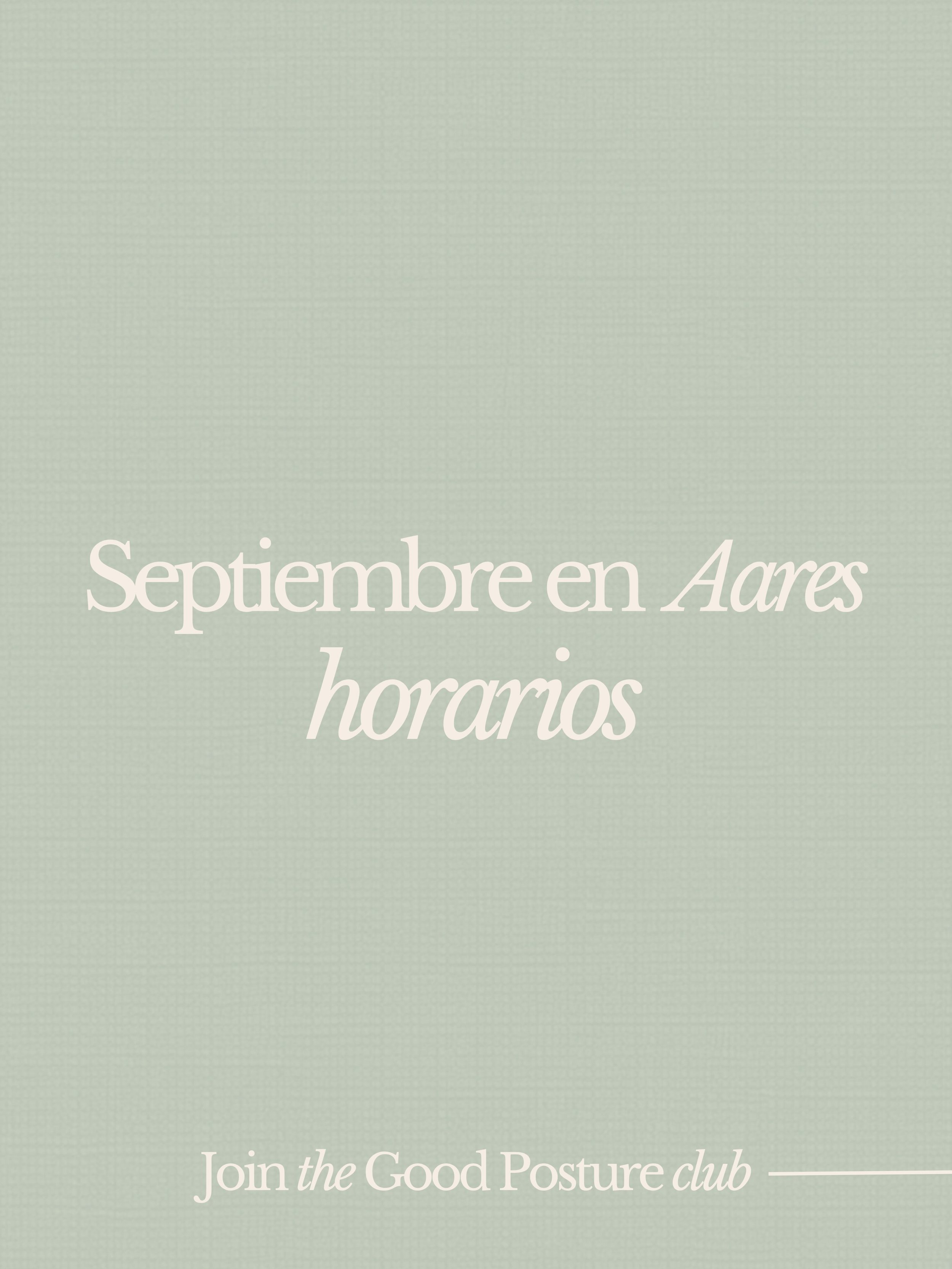 Septiembre en Aares 🙌🏼