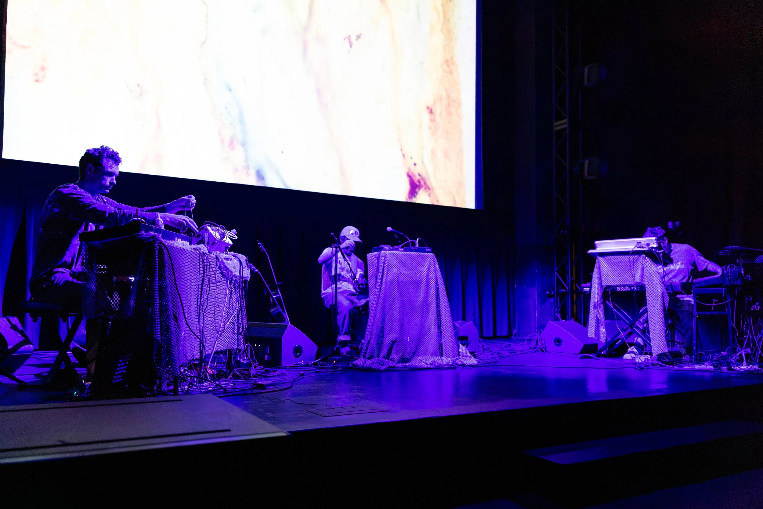 Croz Boyce performs at the Miracle Theatre in Washington, DC