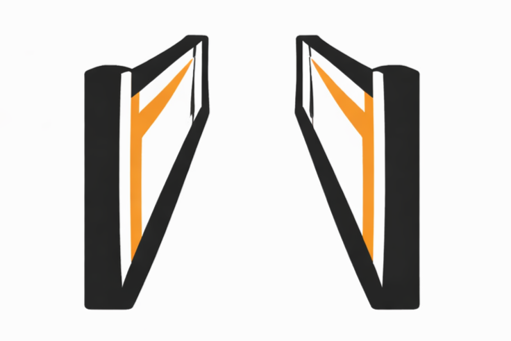 Simplified illustration of two guardrails, intended to represent minimal structure within effective CLOVERFORGE nutrition planning.