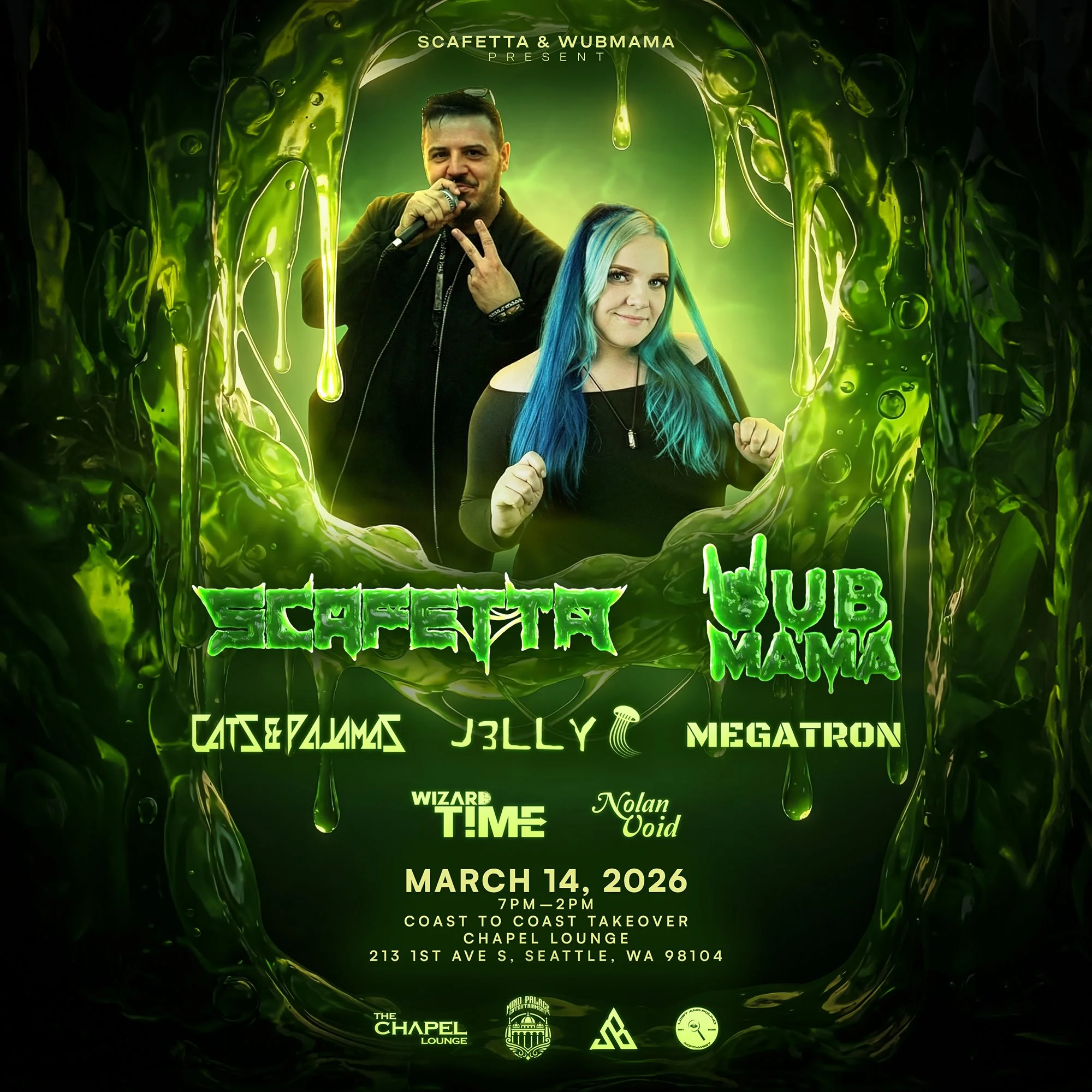 SCAFETTA X WUBMAMA COAST TO COAST TAKEOVER - SEATTLE