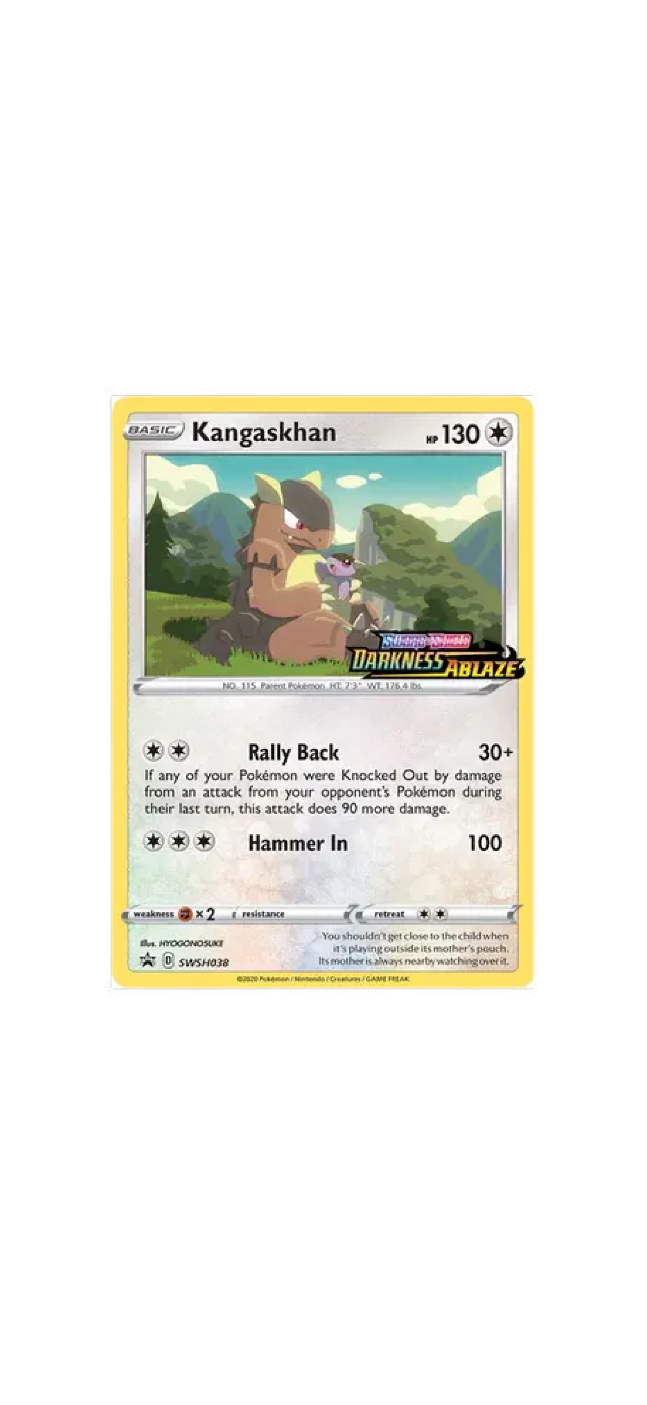 Kangaskhan (Prerelease) - Promo SWSH038