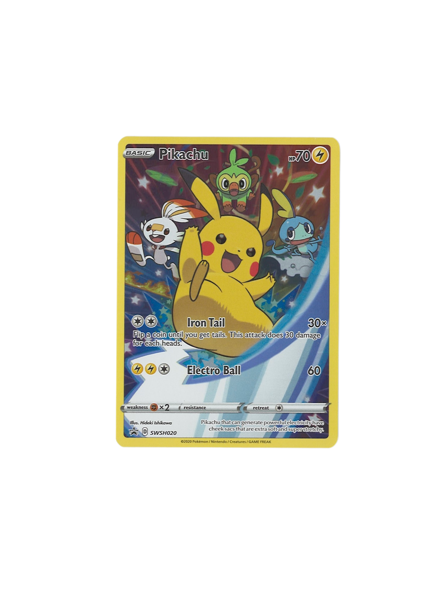 Pikachu (SWSH020)-Sword & Shield