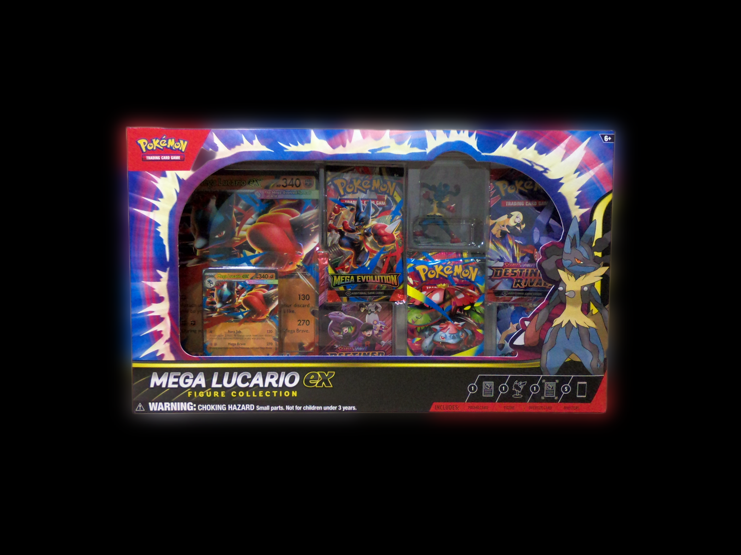 Pokémon TCG: Mega Lucario EX Figure Collection