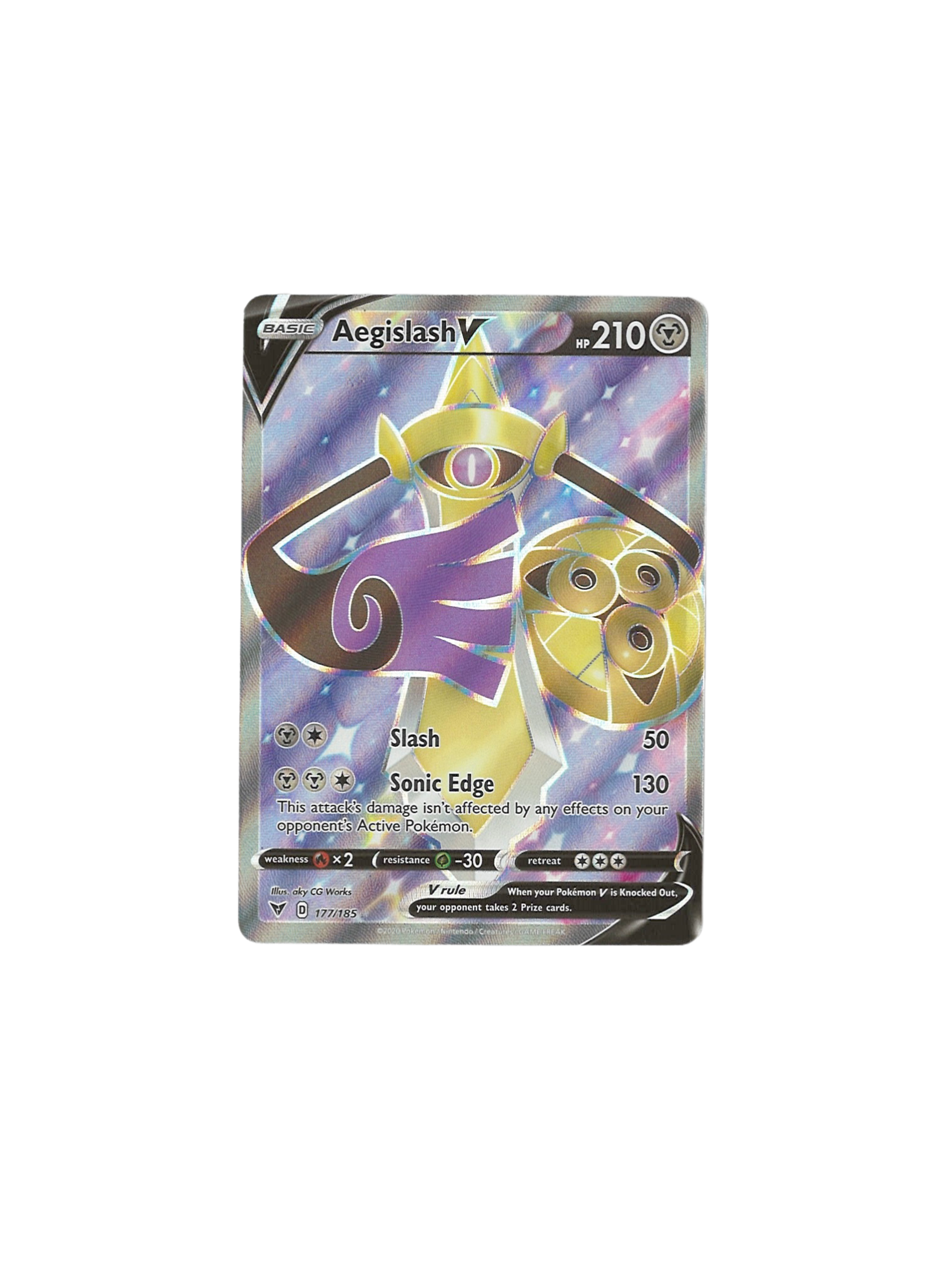 Aegislash V (177/185) - Vivid Voltage