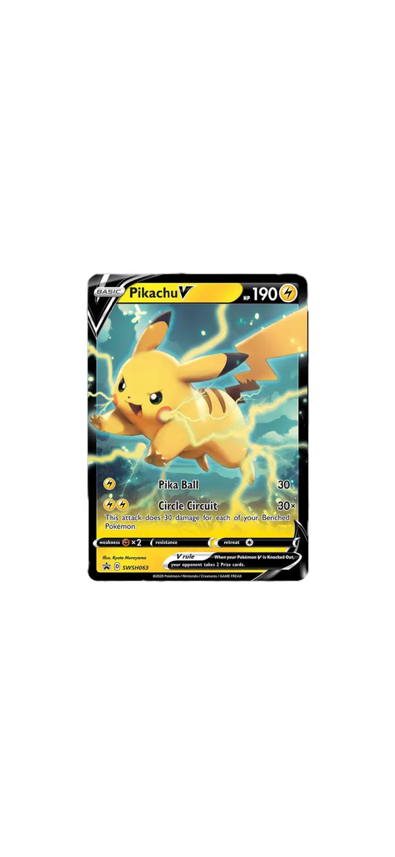Pikachu V - Promo SWSH063