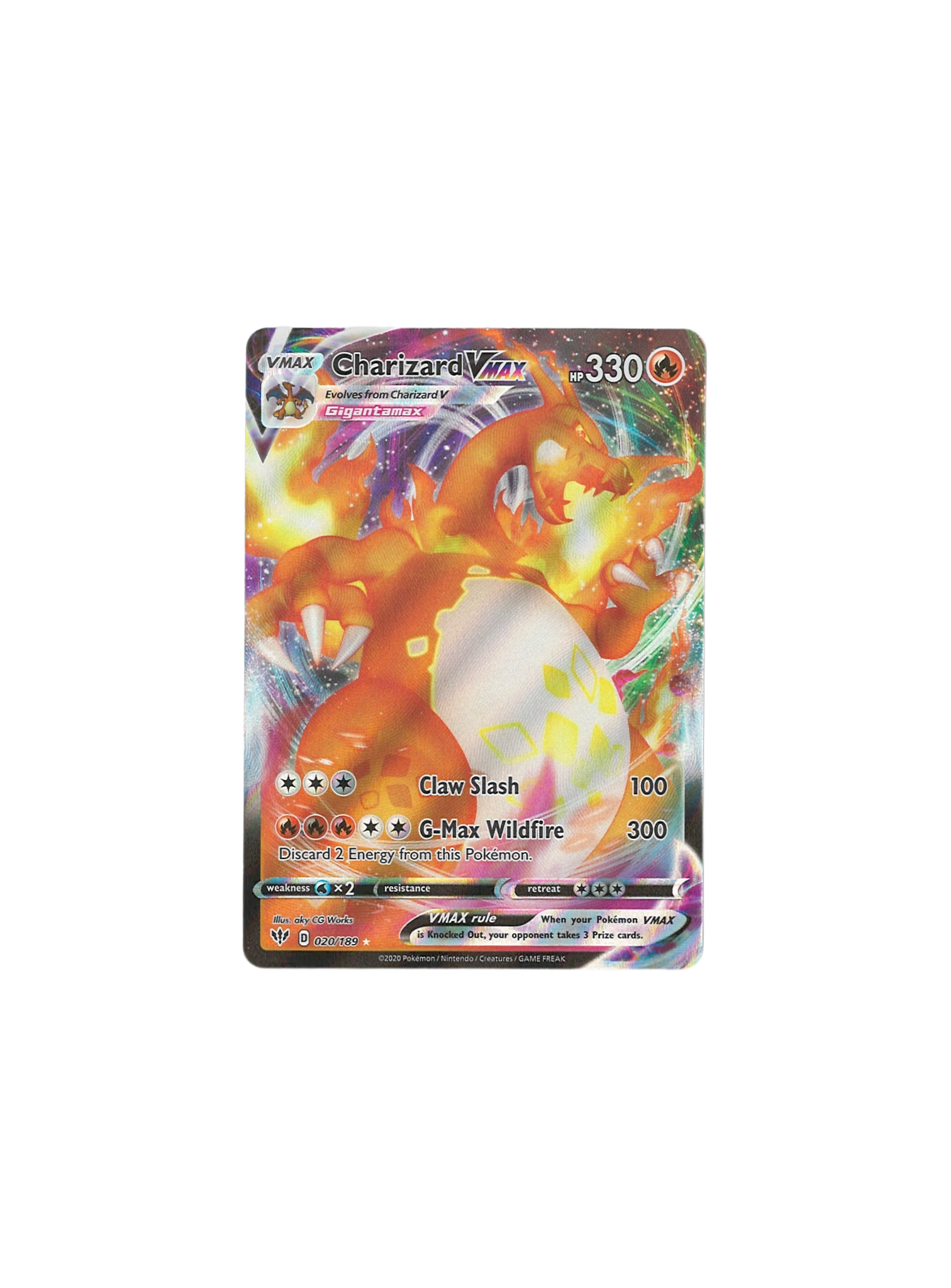 Charizard VMAX (020/189) - Darkness Ablaze