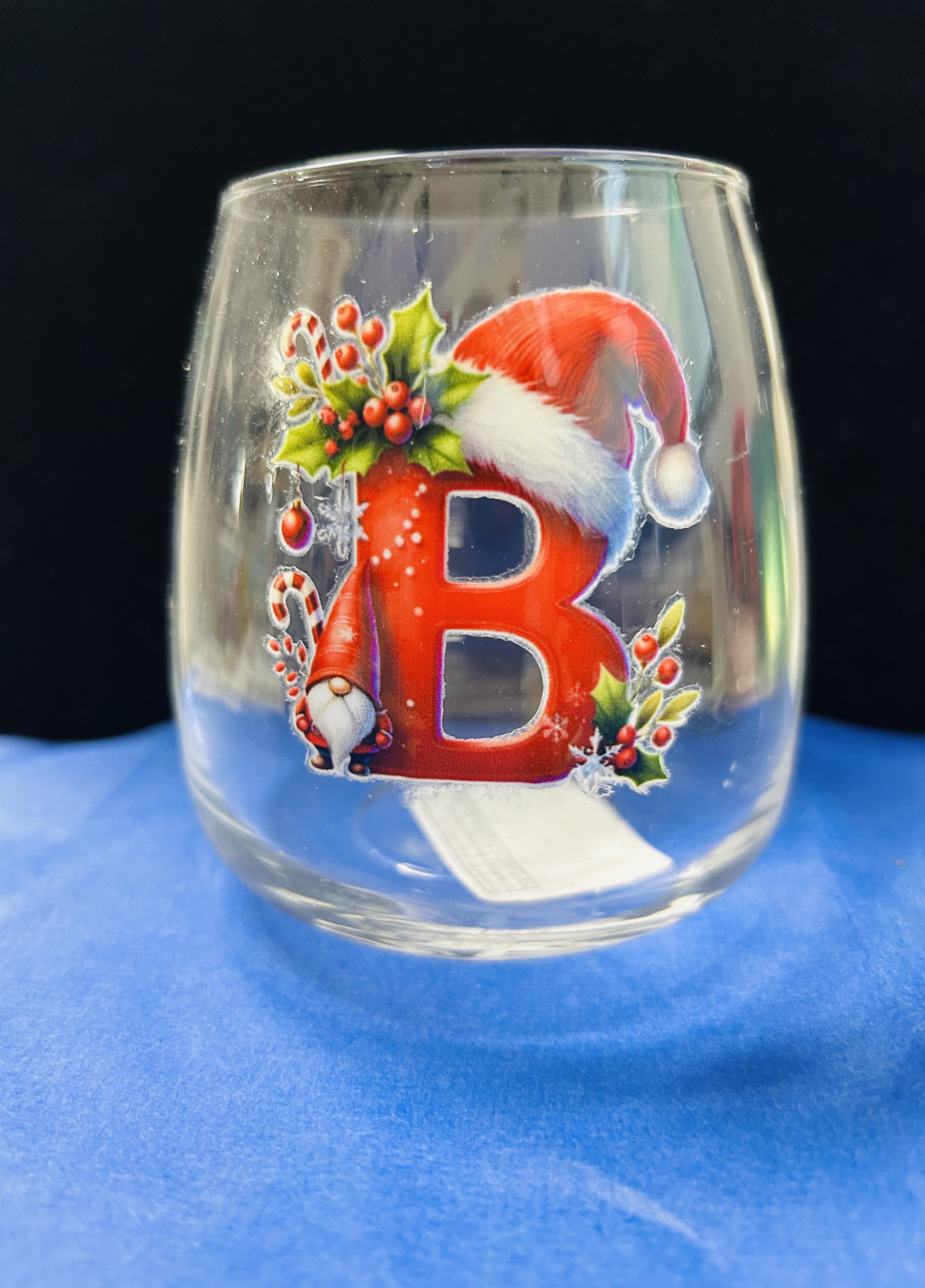 Monogram Wine Glasses