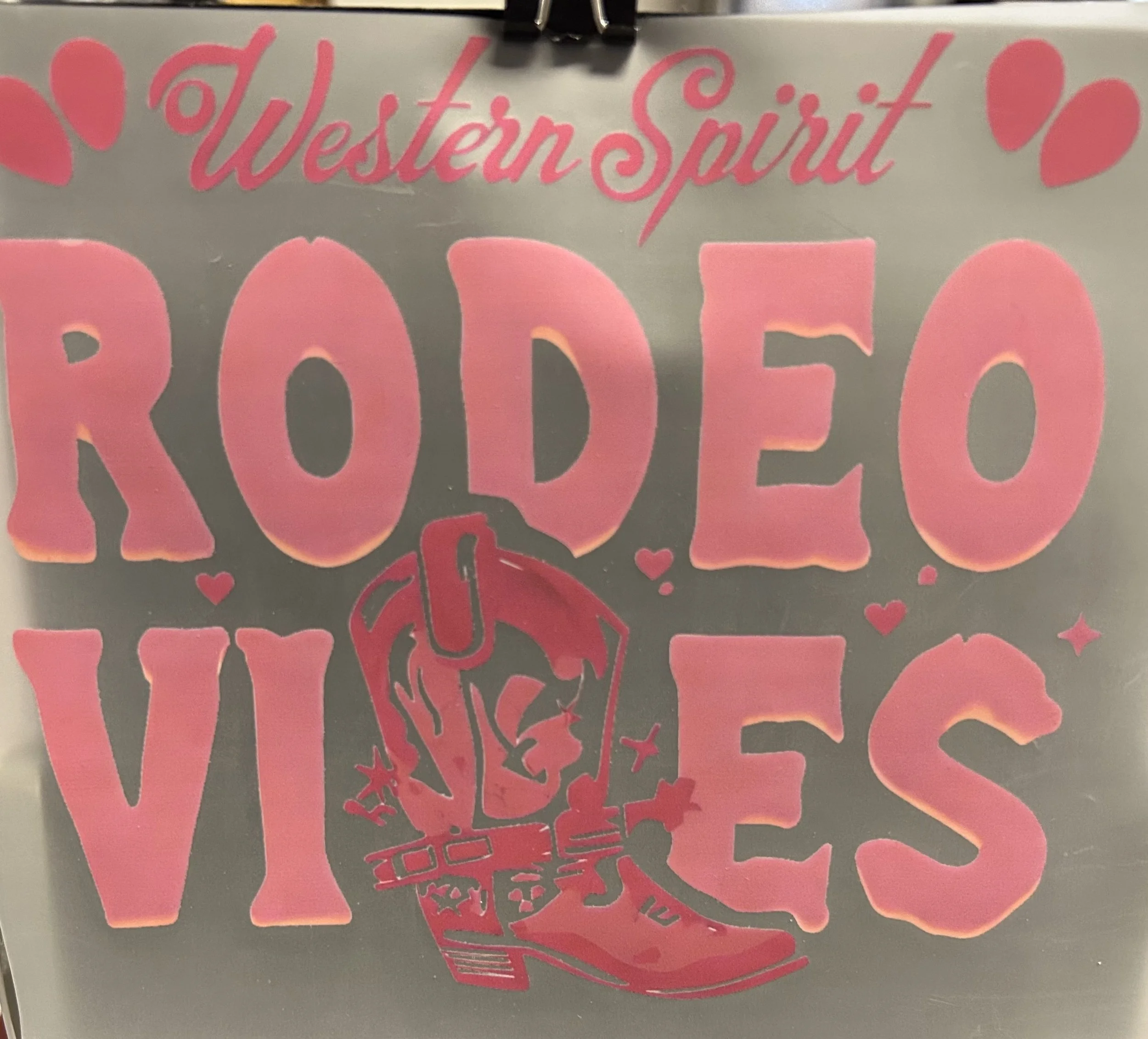 Rodeo Vibes Ready-to-Press Transfer dtf