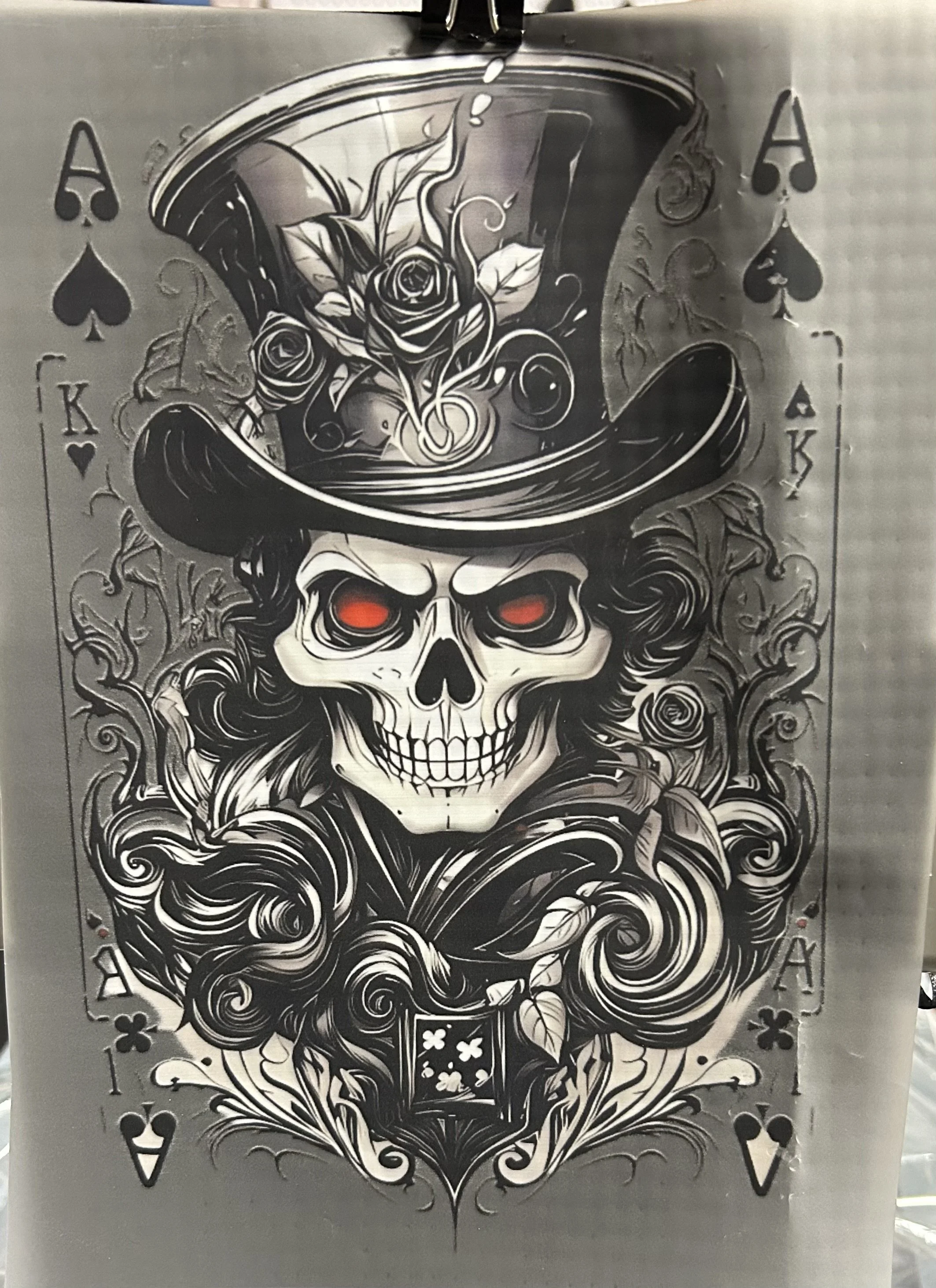 Ace of spades skull