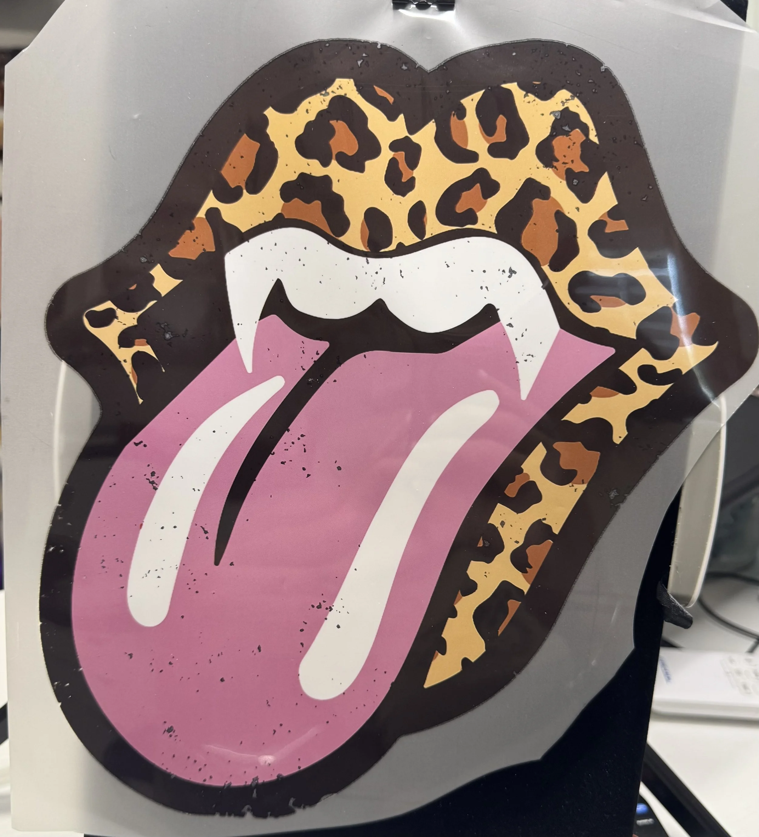 Wild Edge Ready-to-Press Leopard Print DTF