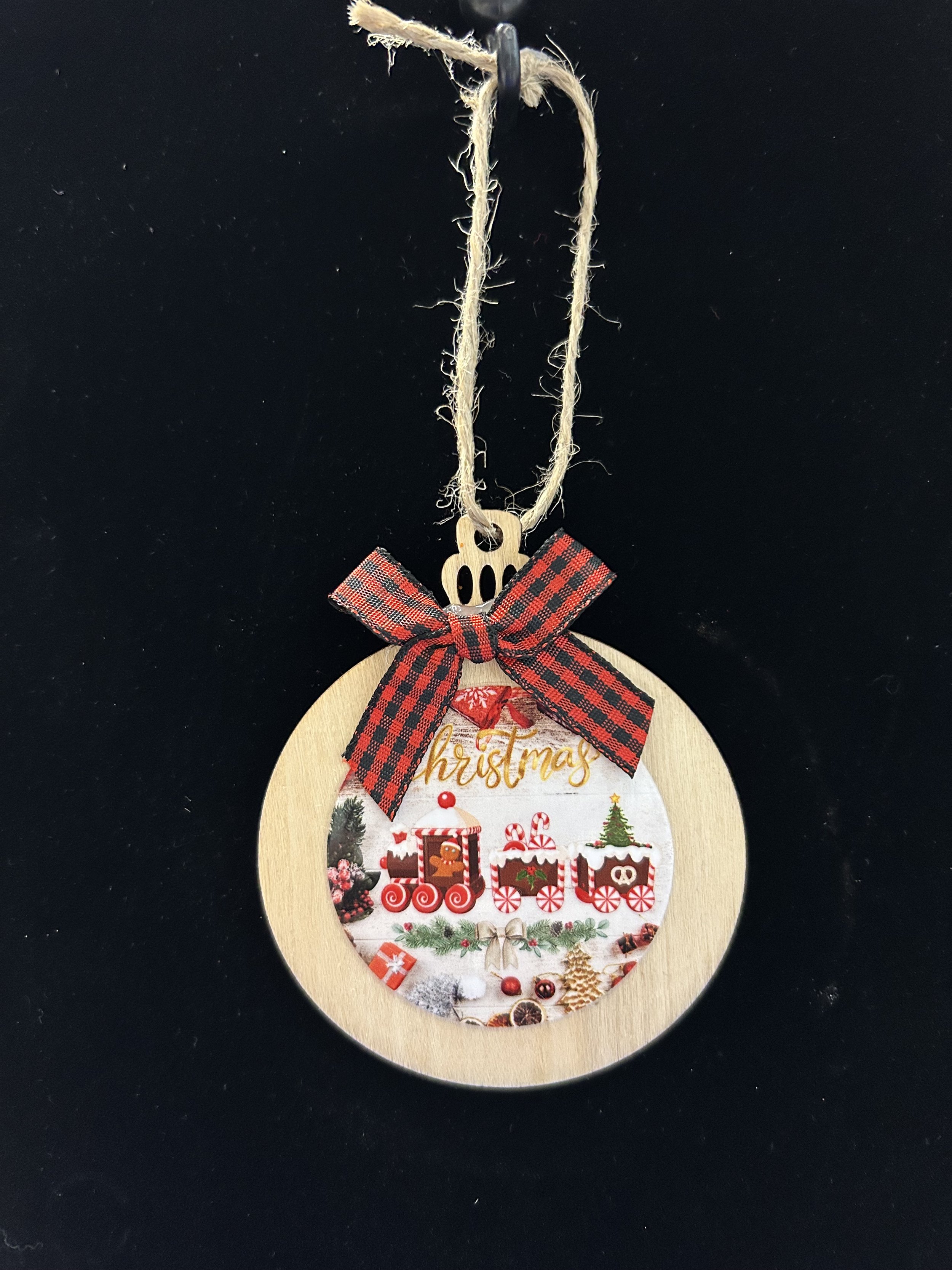 Wood Christmas Ornament