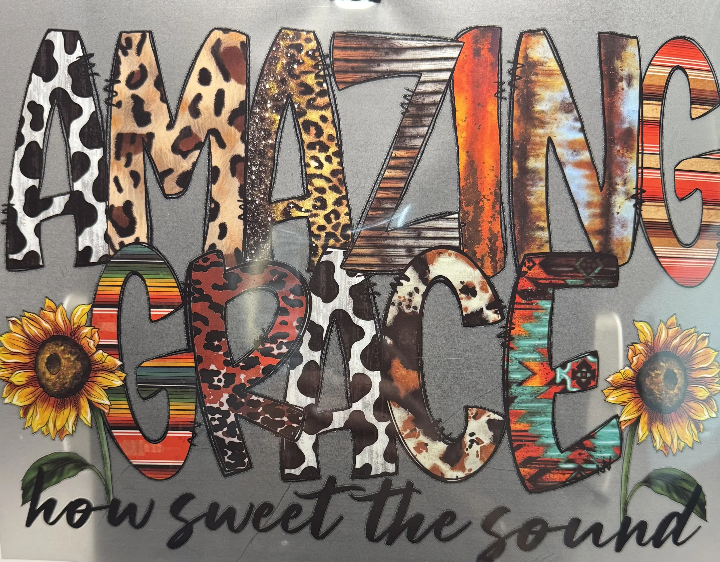 Amazing Grace Ready-to-Press Transfer DTF