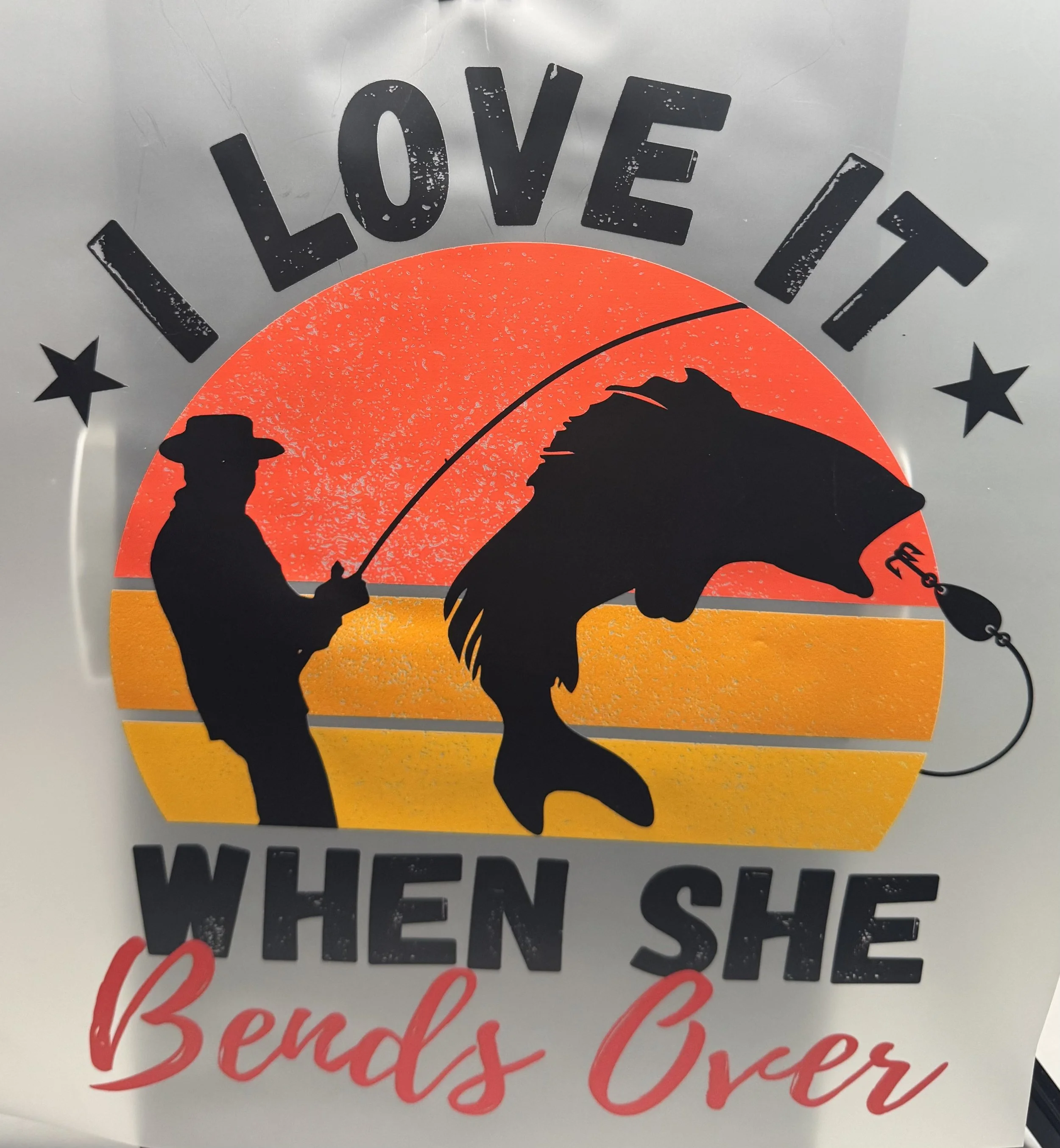 Fishing Fun Heat Transfer DTF