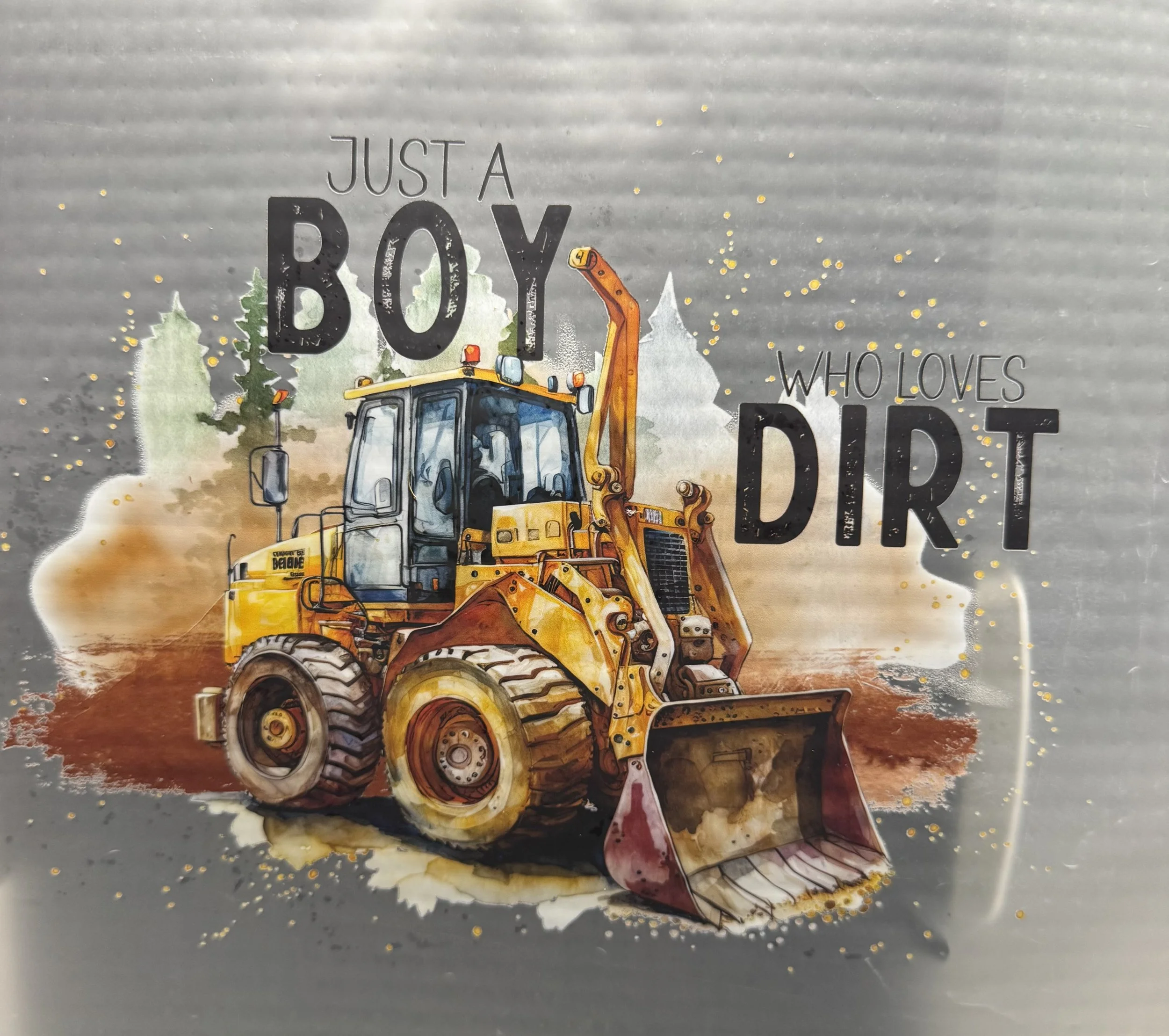 'Just A Boy Who Loves Dirt' Ready-to-Press Dtf
