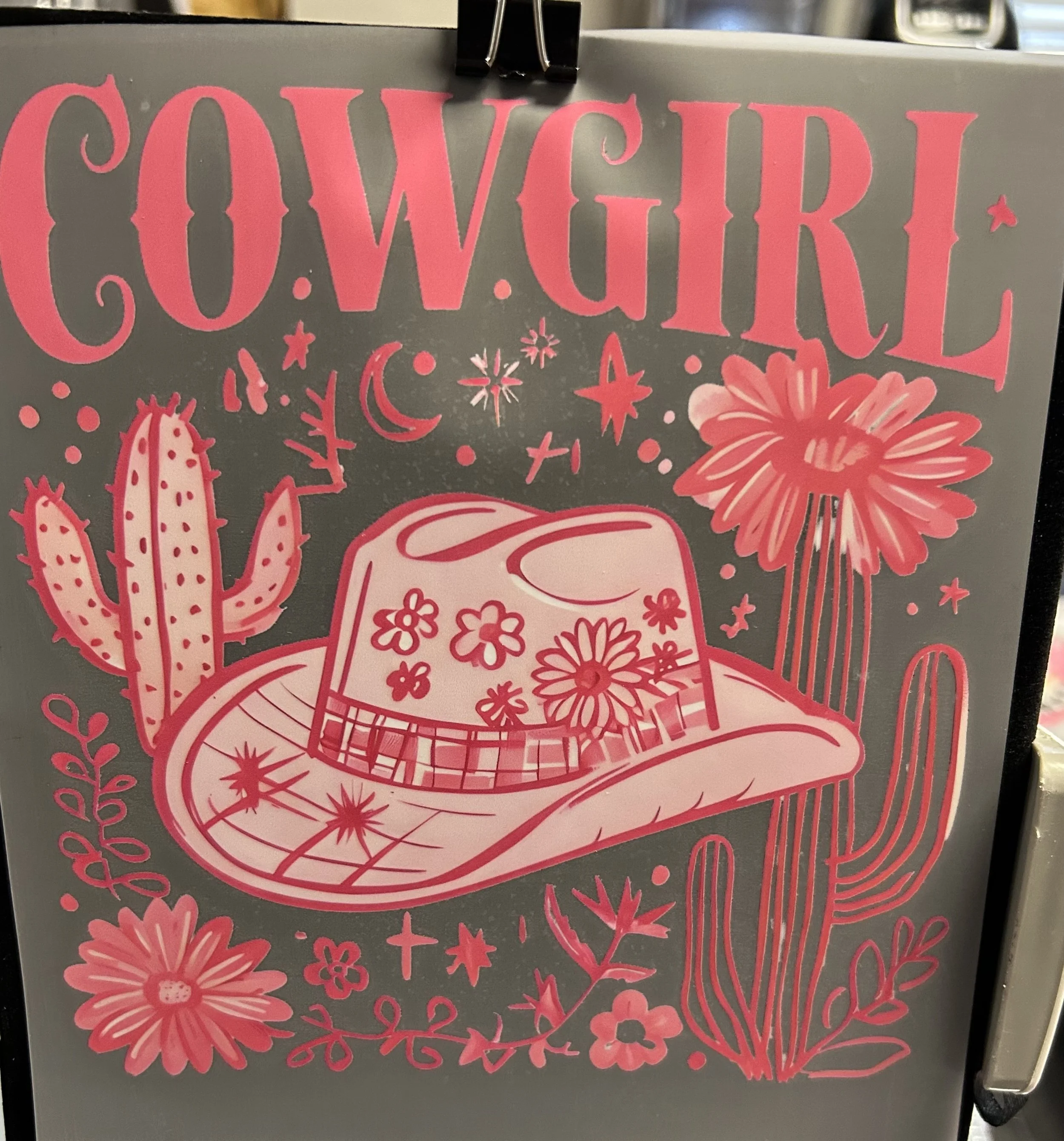 Cowgirl Ready-to-Press Design dtf