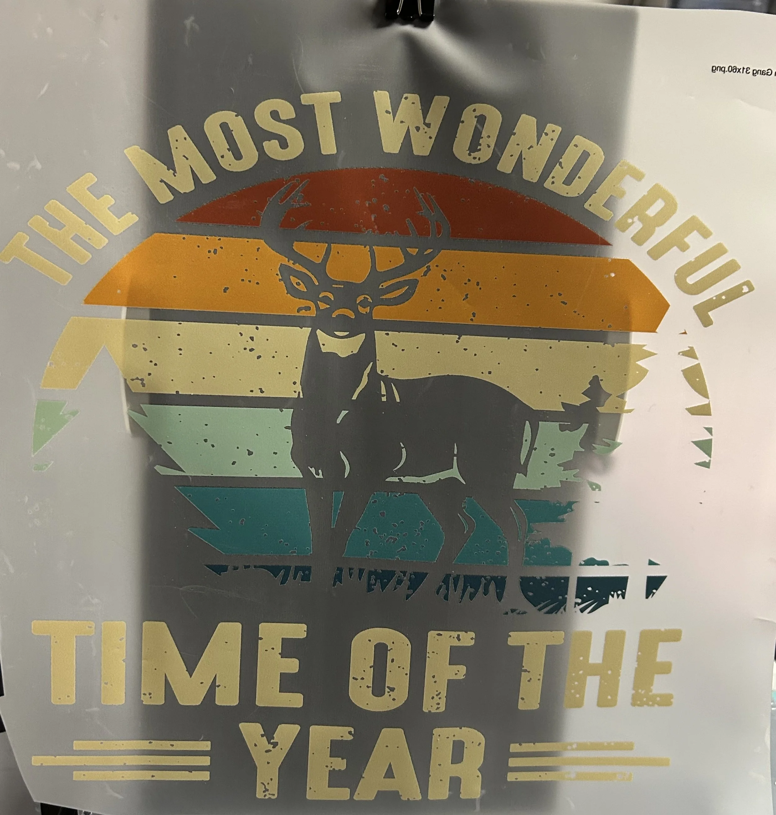 'The Most Wonderful Time of the Year' Stencil