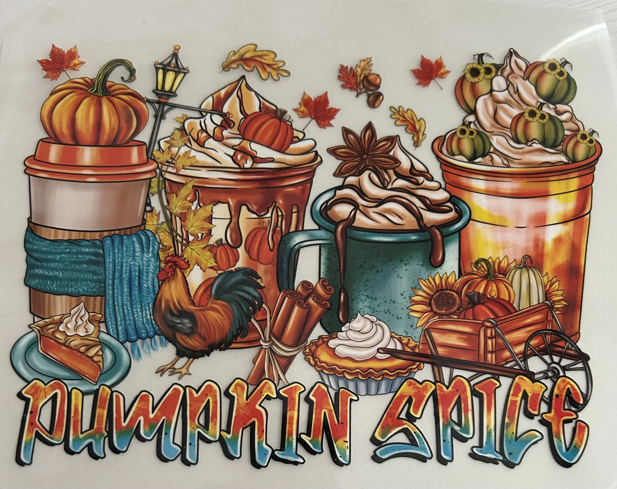 Pumpkin Spice Ready-to-Press DTF