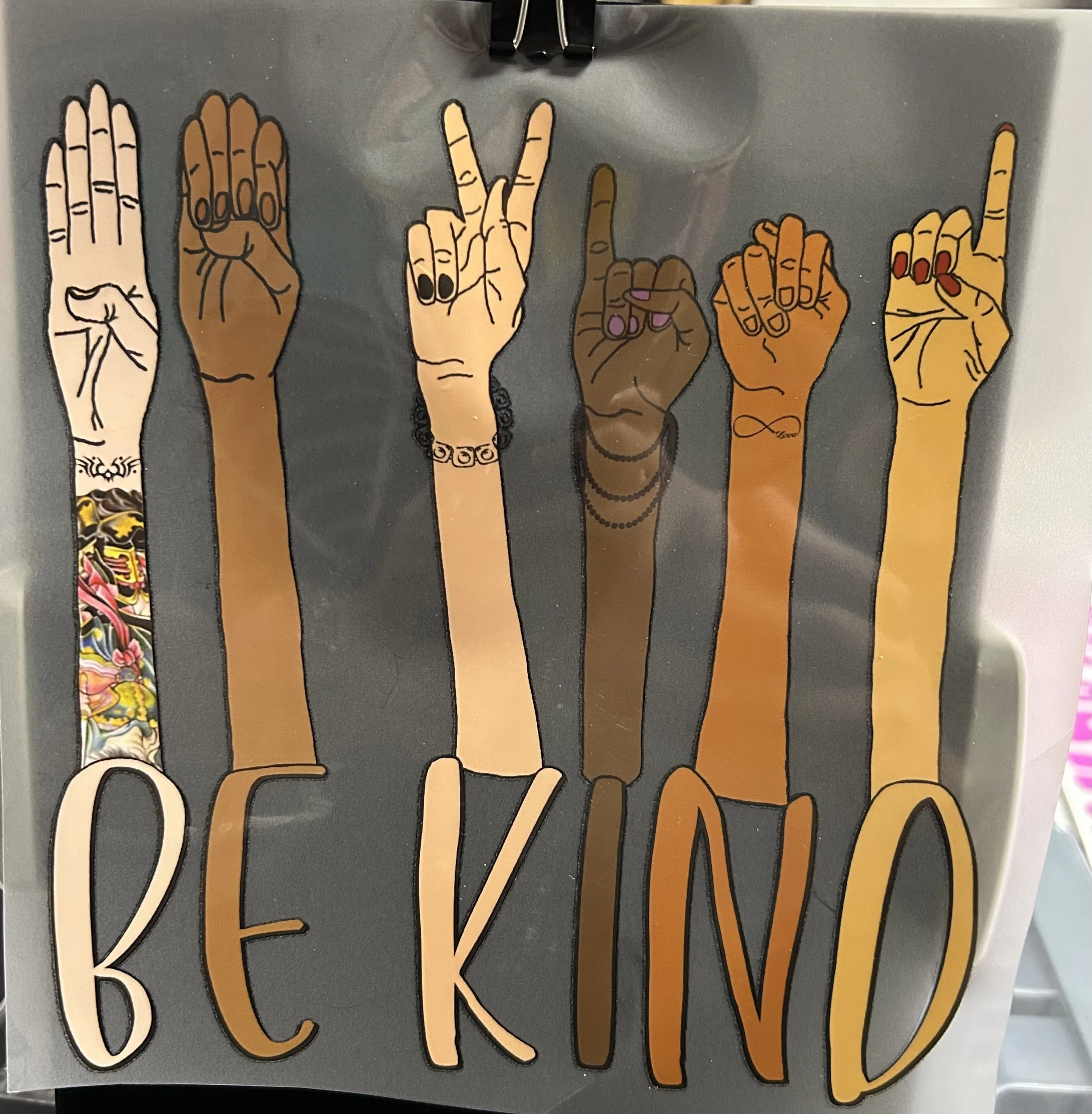 Diverse 'Be Kind' DTF