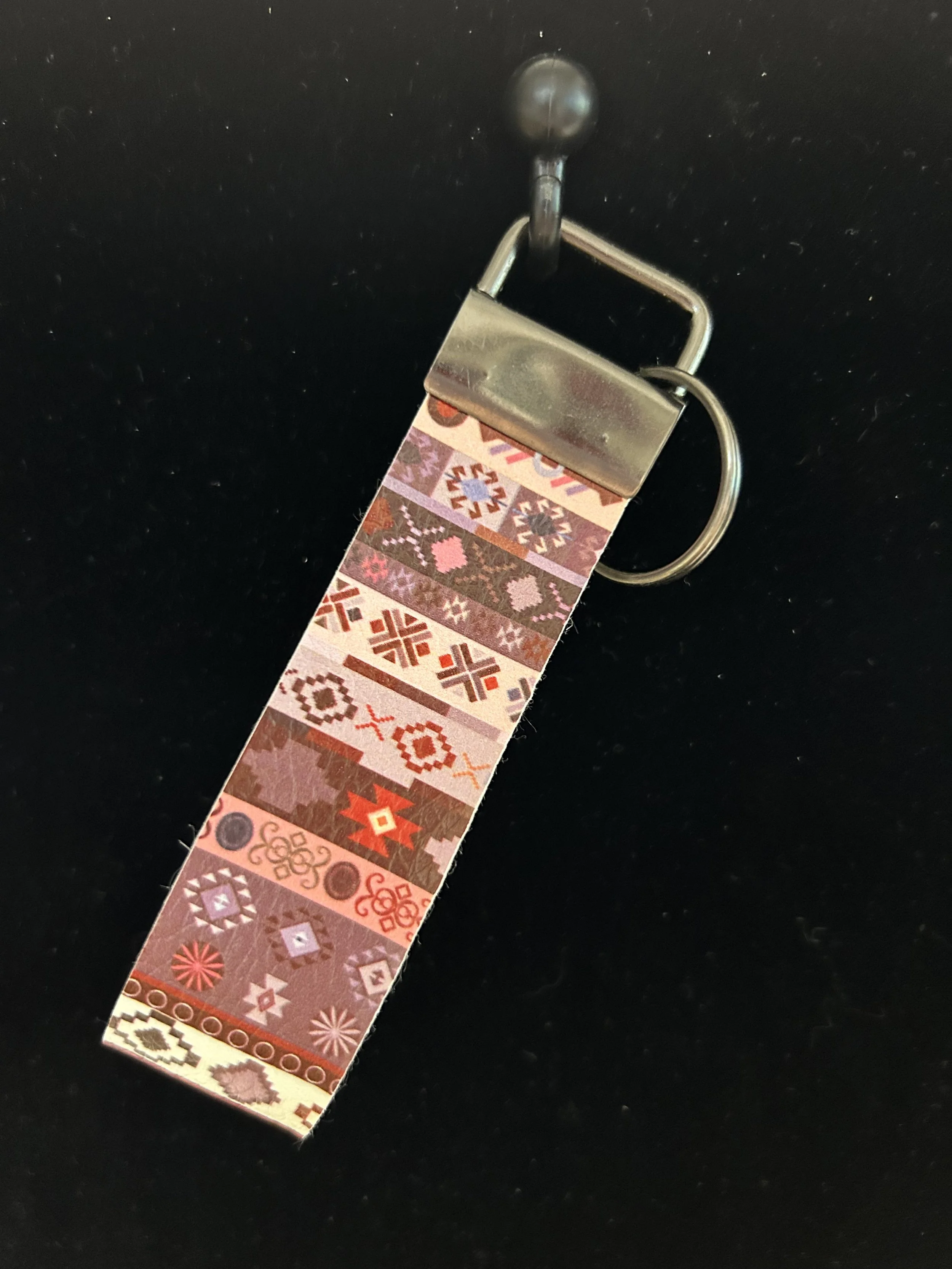 Indian maroon and pink handheld