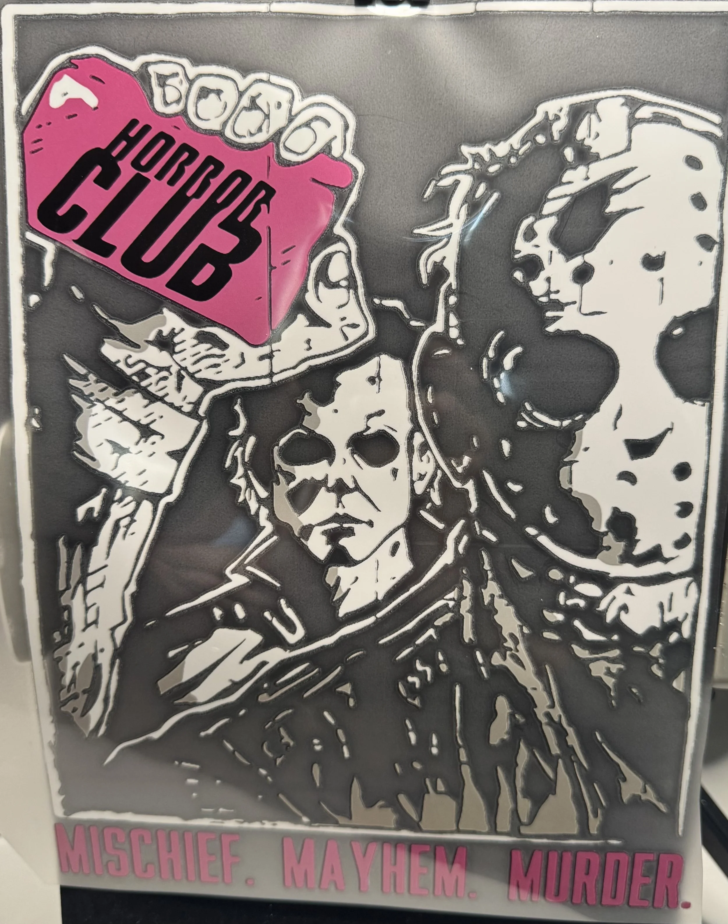Horror Club Heat Transfer DTF