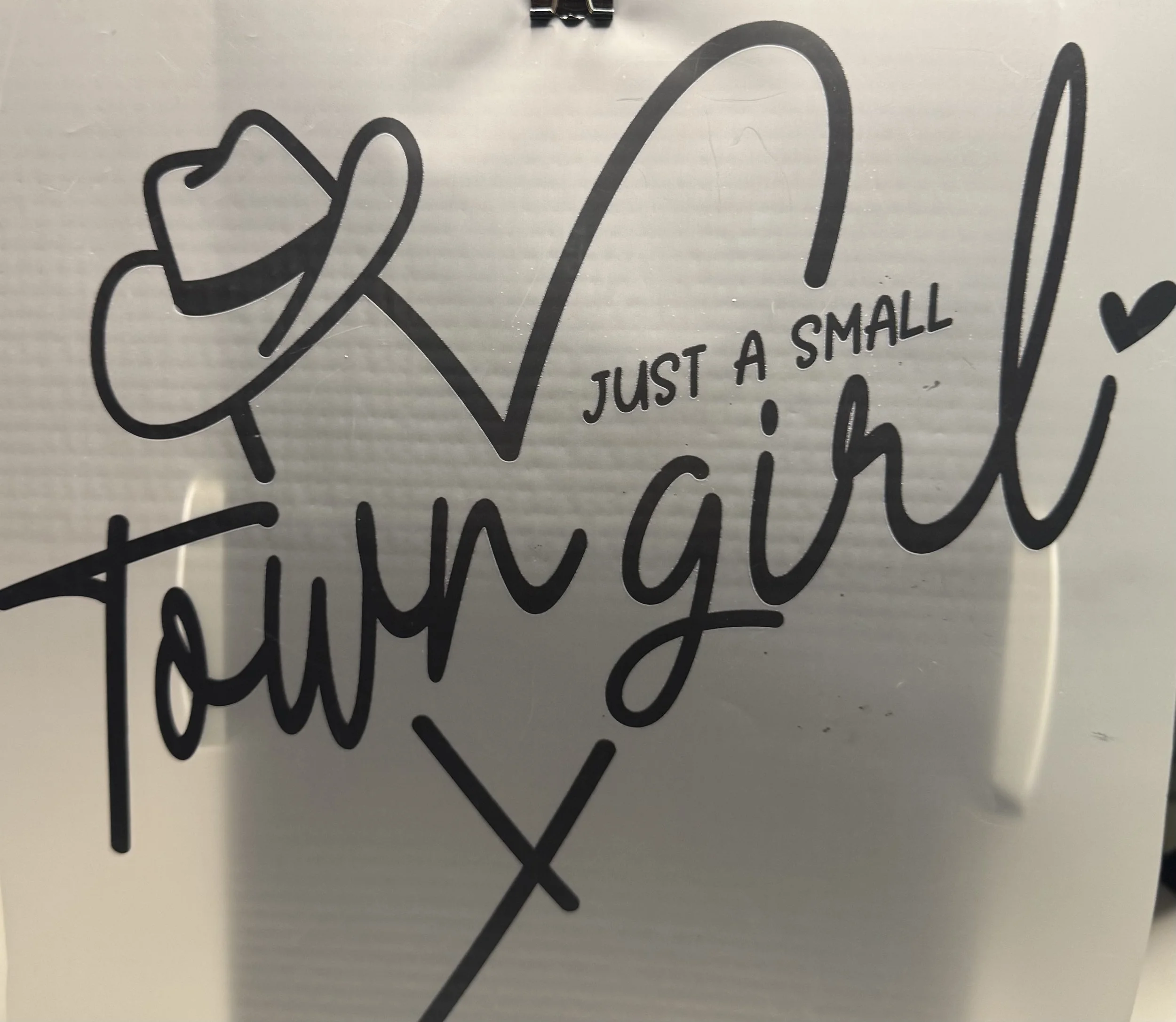 'Just a Small Town Girl' Ready-to-Press DTF