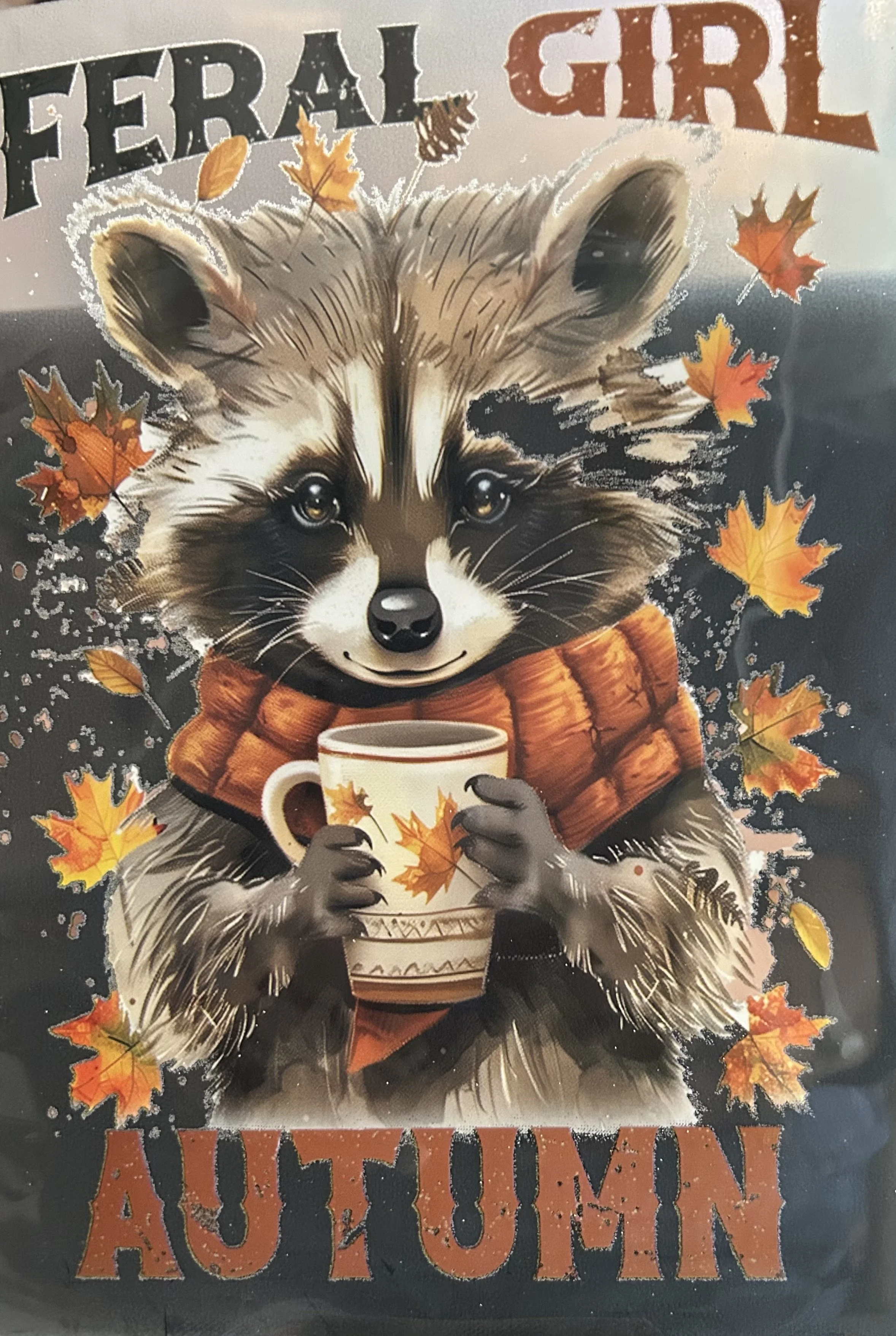 'Feral Girl Autumn' Ready-to-Press DTF