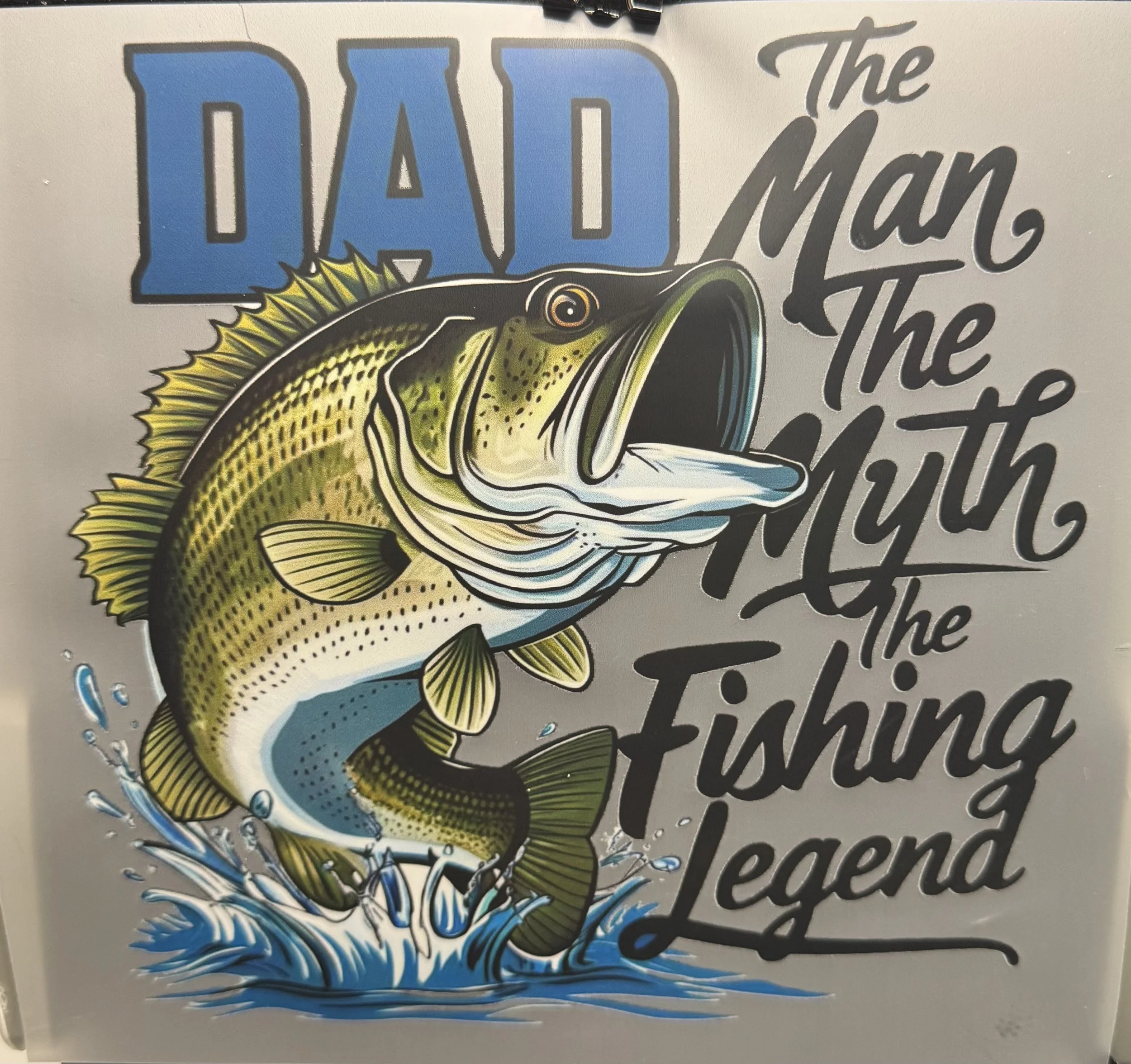 Dad Fishing Legend Ready-to-Press Graphic DTF