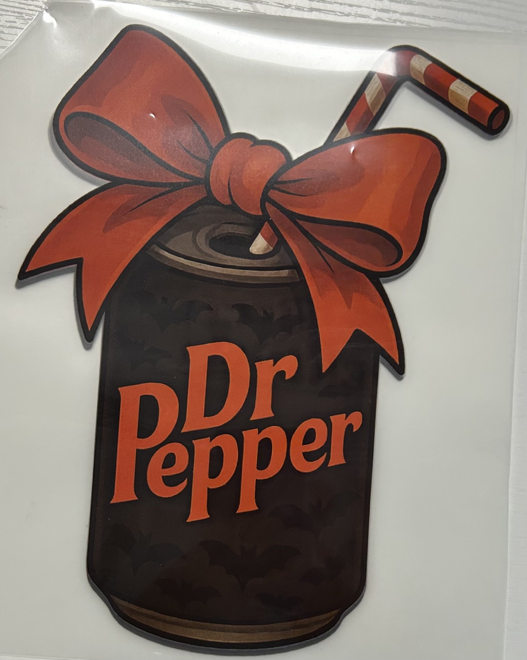 Dr Pepper Can Ready-to-Press Transfer dtf