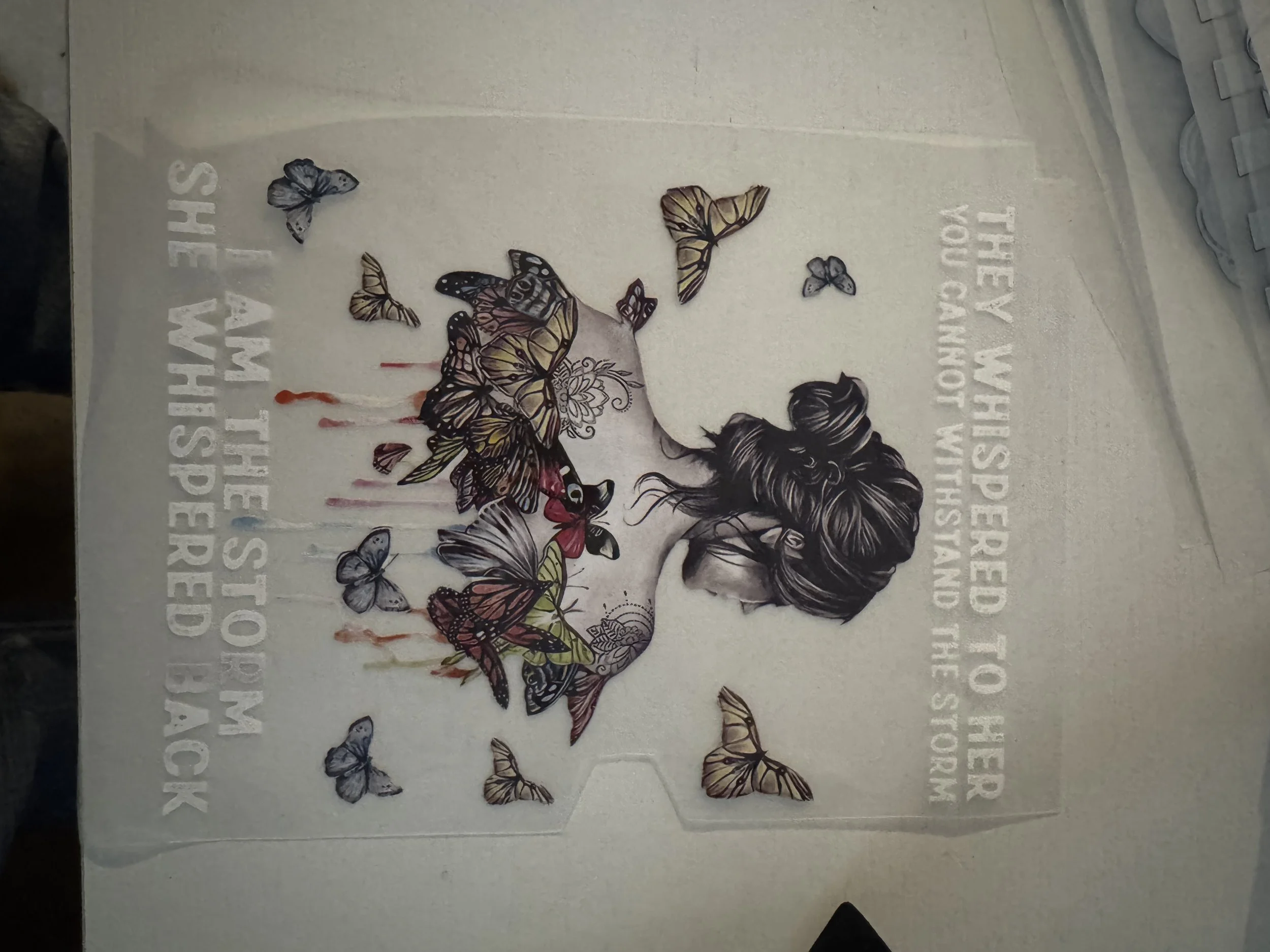 Empowerment Butterfly Ready-to-Press Dtf