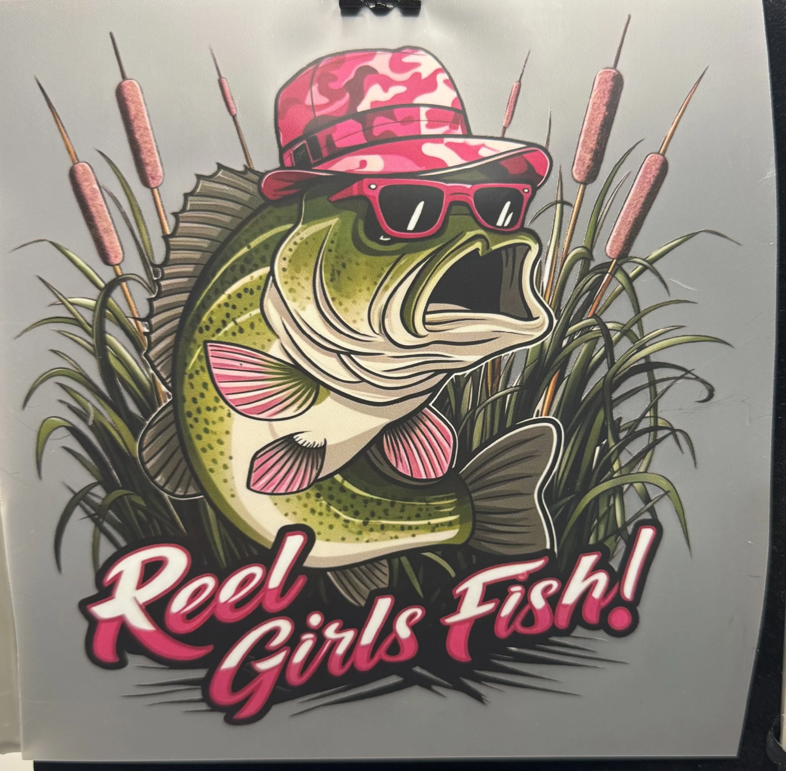 Reel Girls Fish! Ready-to-Press Design DTF