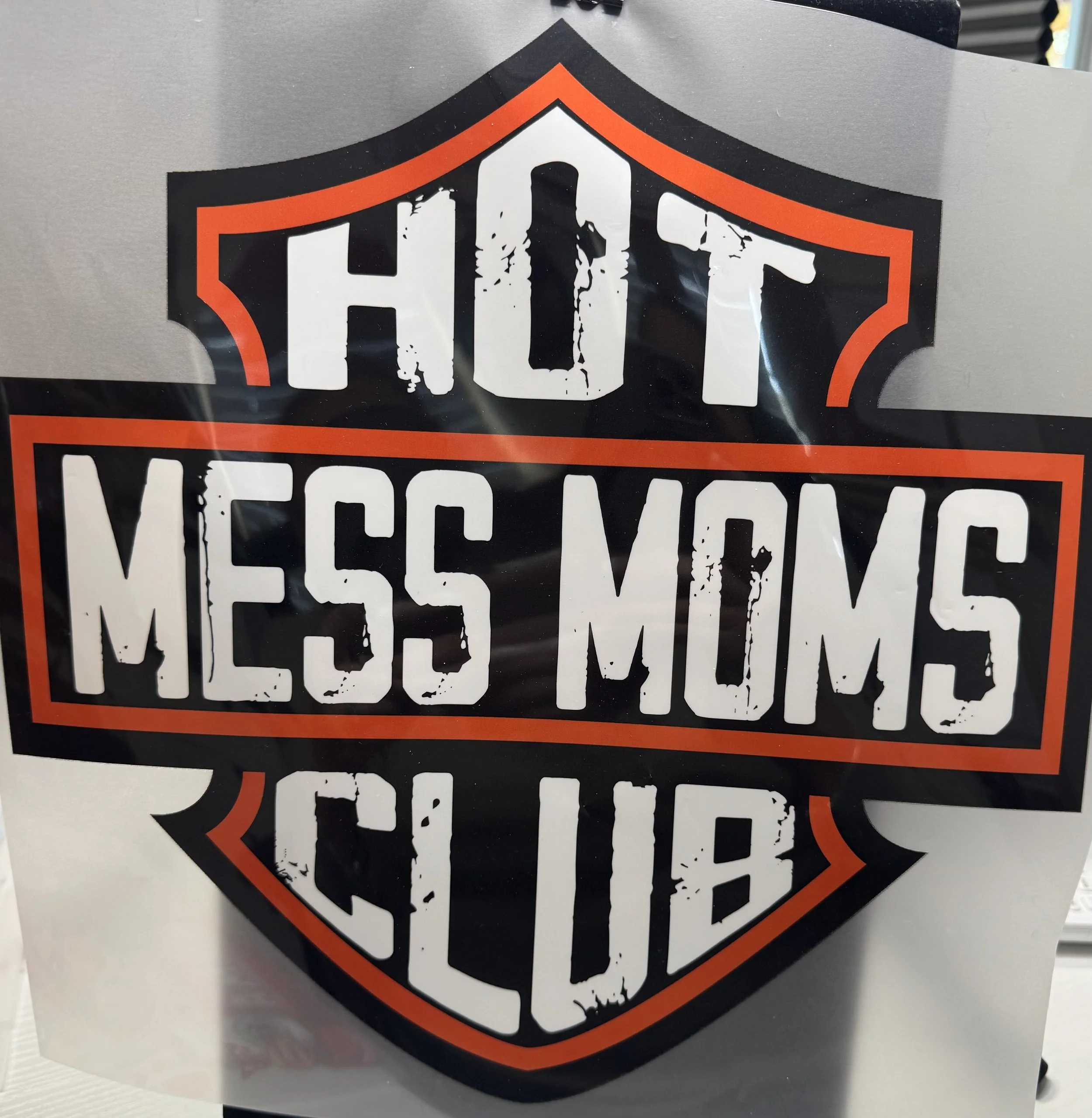 Hot Mess Moms Club Ready-to-Press Dtf
