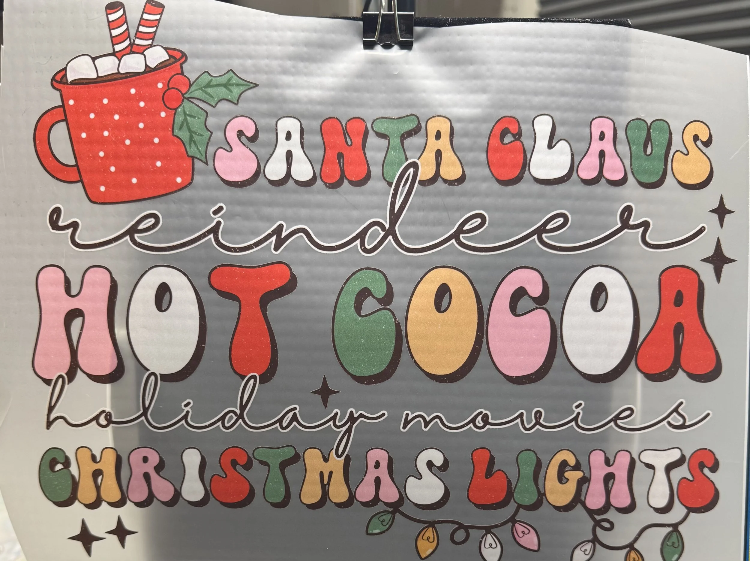 Festive Christmas Ready-to-Press Design DTF