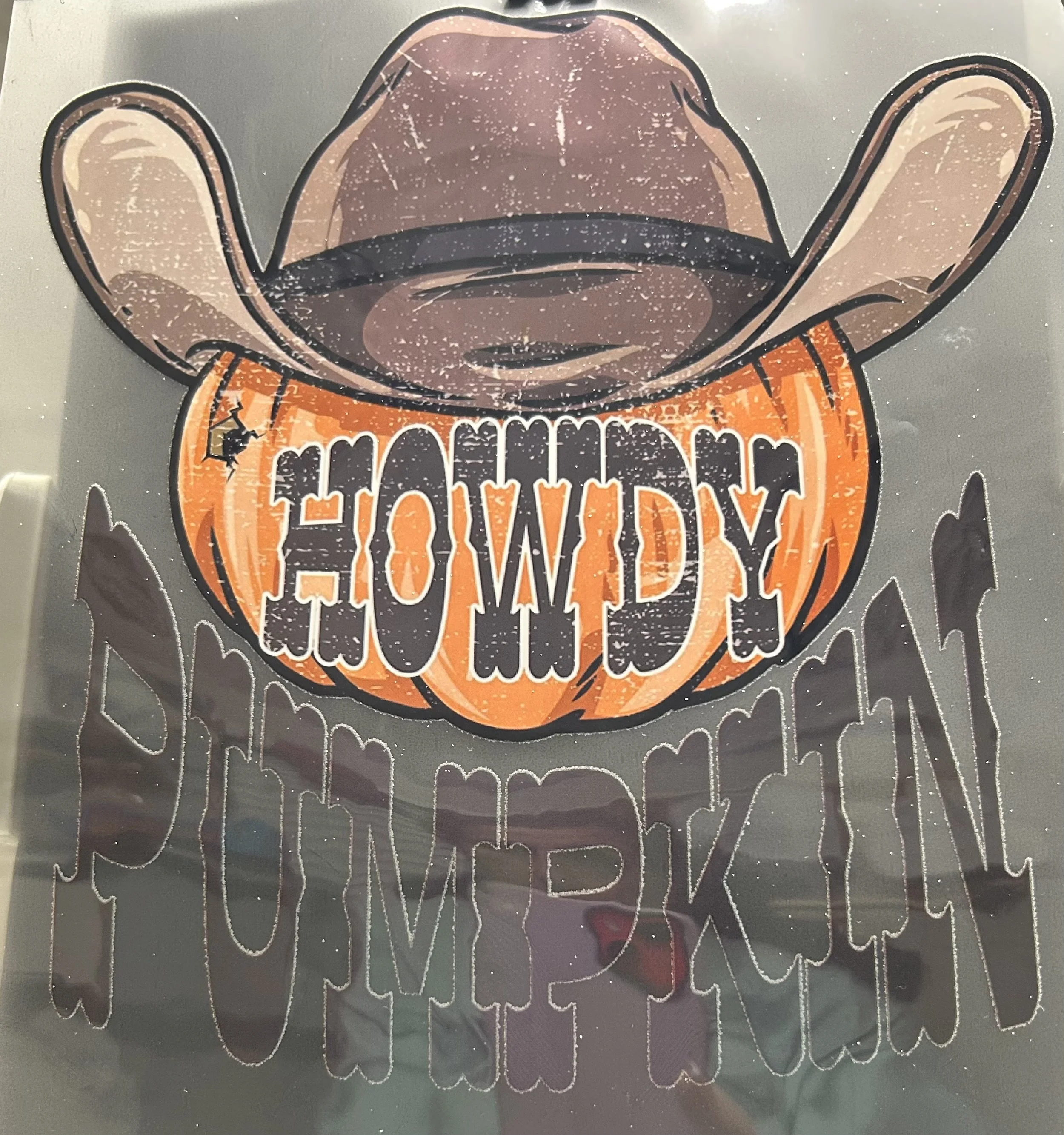 'Howdy Pumpkin' Ready-to-Press Transfer dtf
